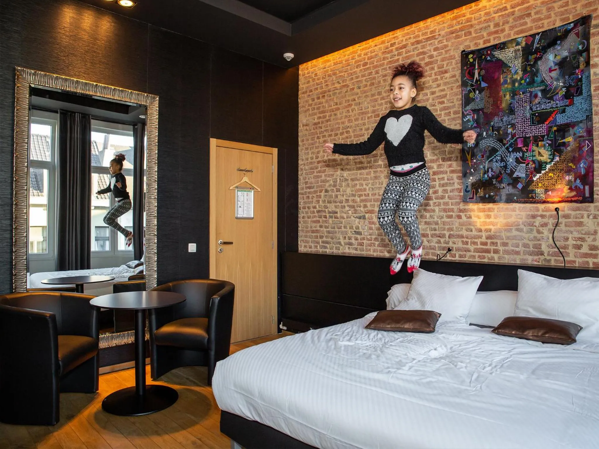 Bedroom, Bed in Hotel Goodnight Antwerp