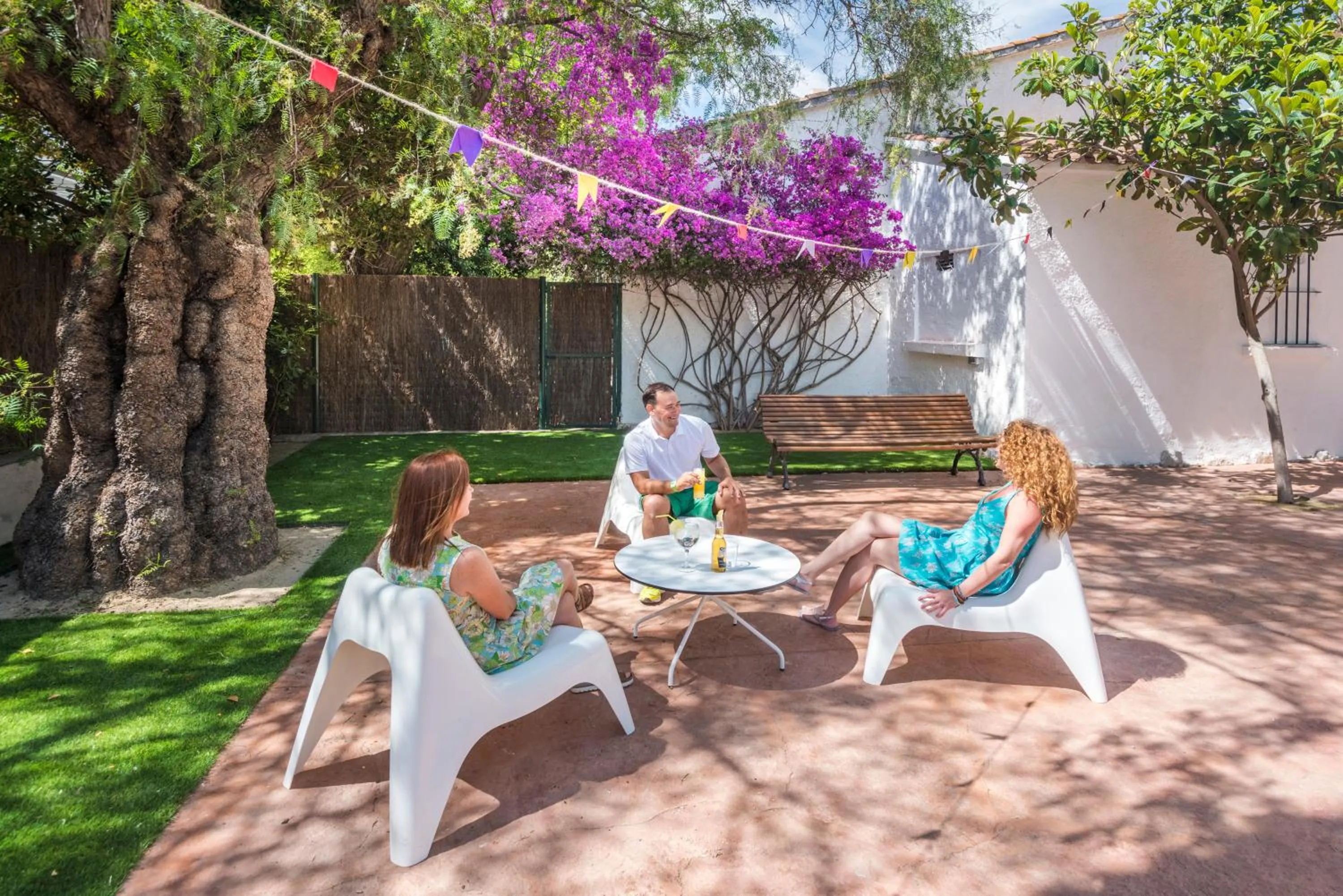 Patio in Aparthotel Cye Holiday Centre
