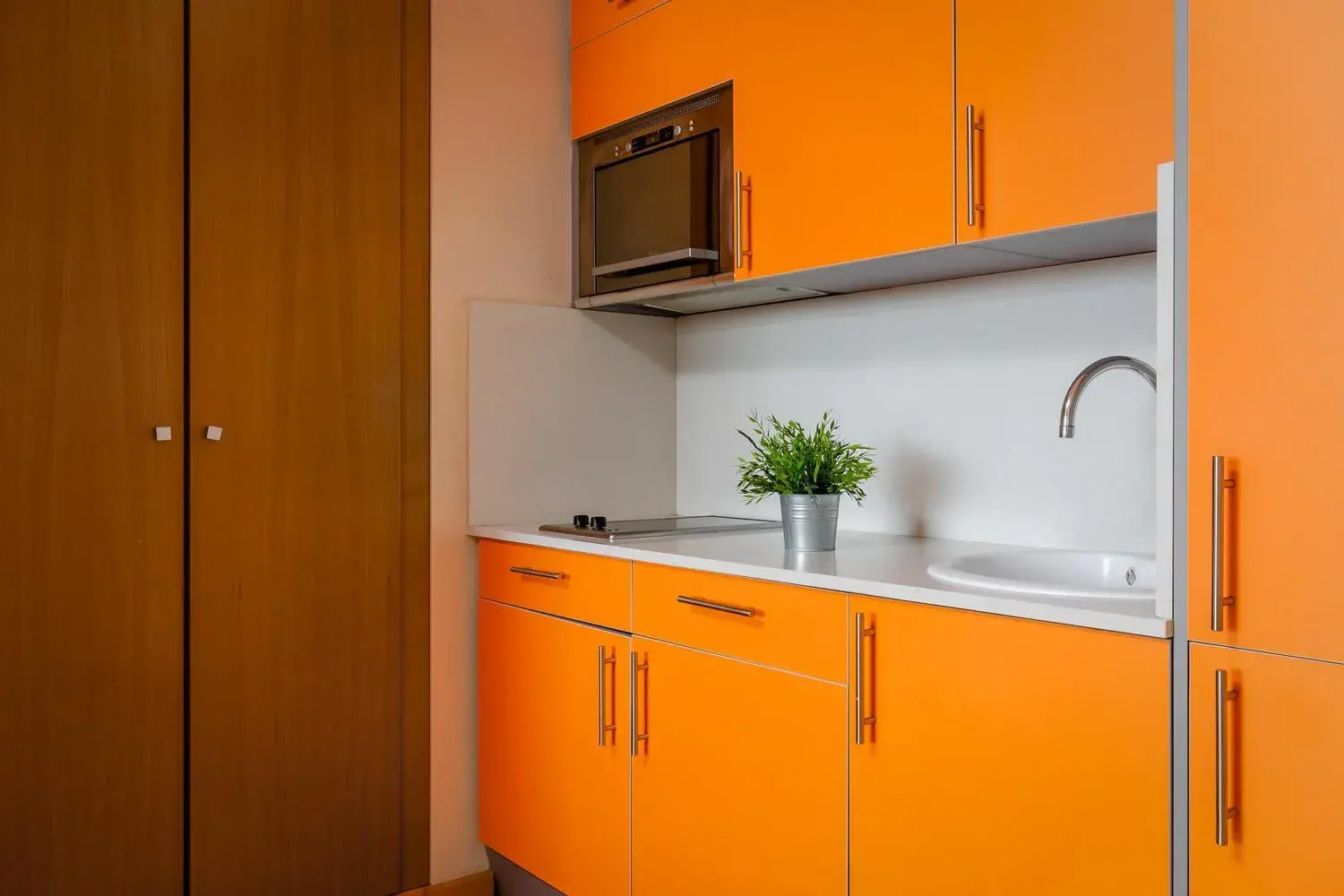 Kitchen or kitchenette in Aparthotel Wellness Kitchen or kitchenette in Aparthotel Wellness