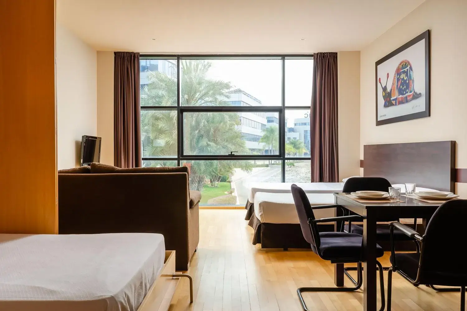 Dining area, Bed in Aparthotel Wellness Dining area, Bed in Aparthotel Wellness