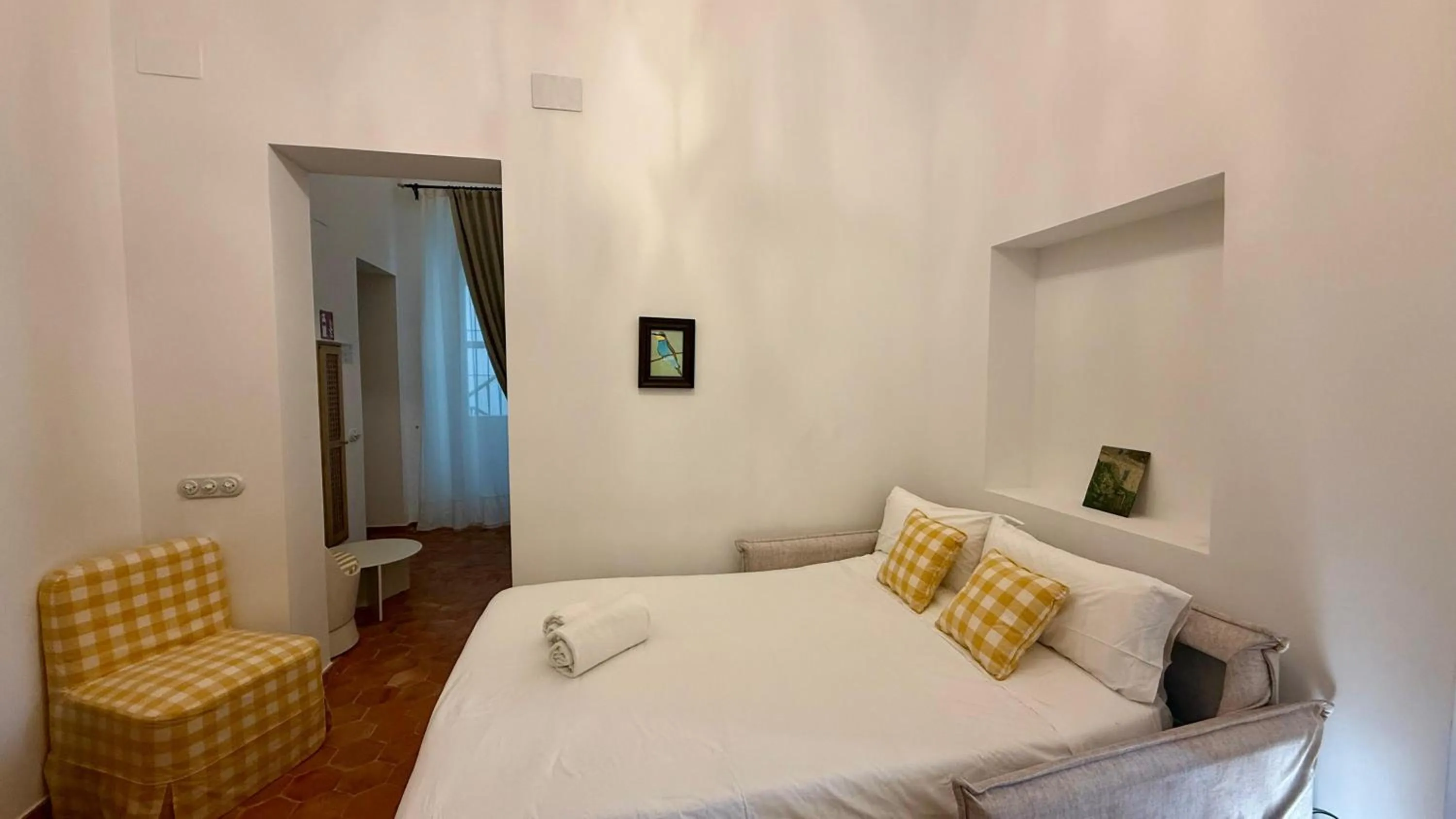 Bed in Casa Pizarro Hotel