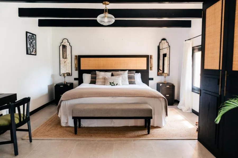 Bedroom, Bed in Hotel Son Molí Country House