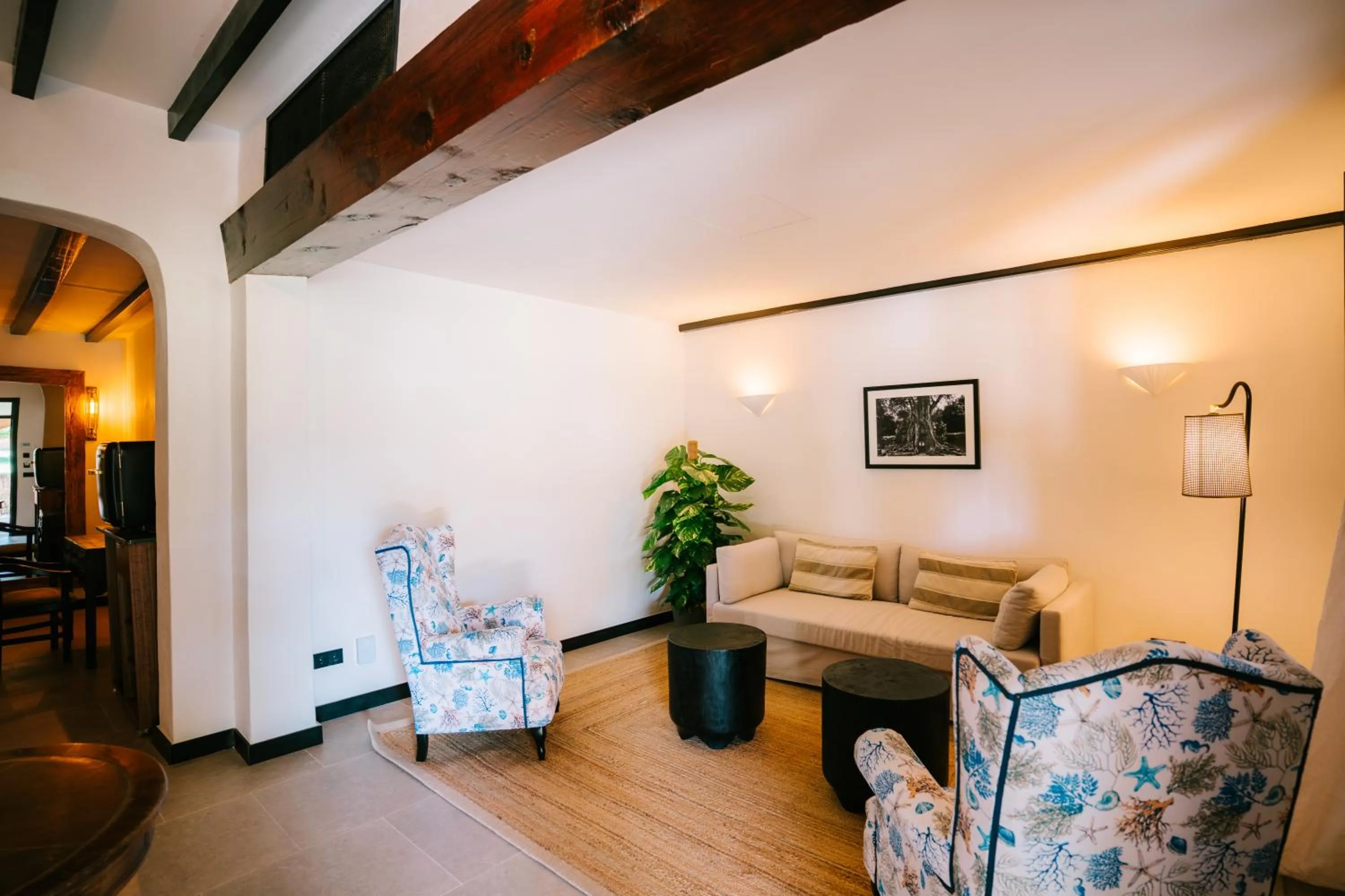 Seating area in Hotel Son Molí Country House