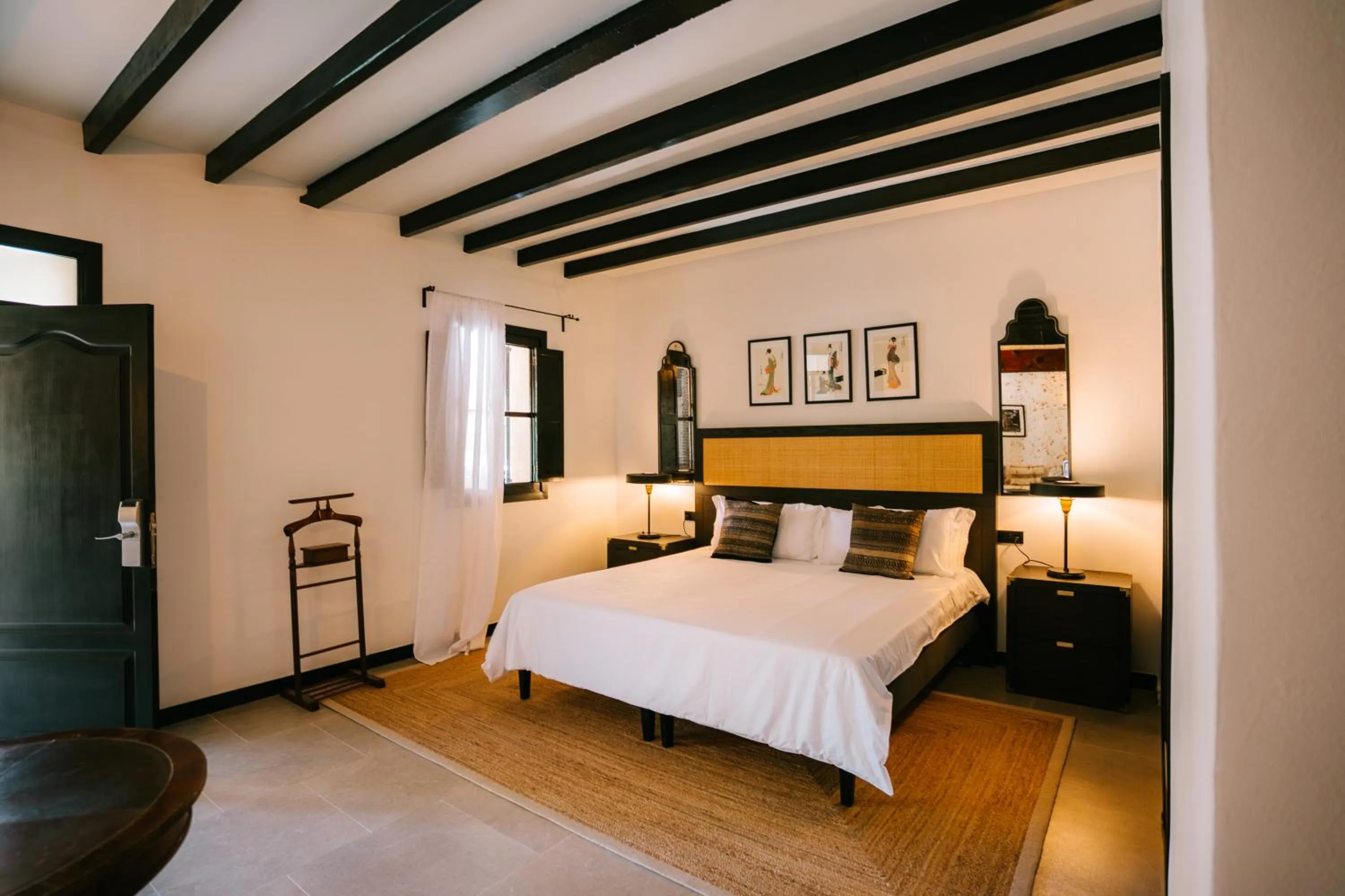 Bedroom, Bed in Hotel Son Molí Country House