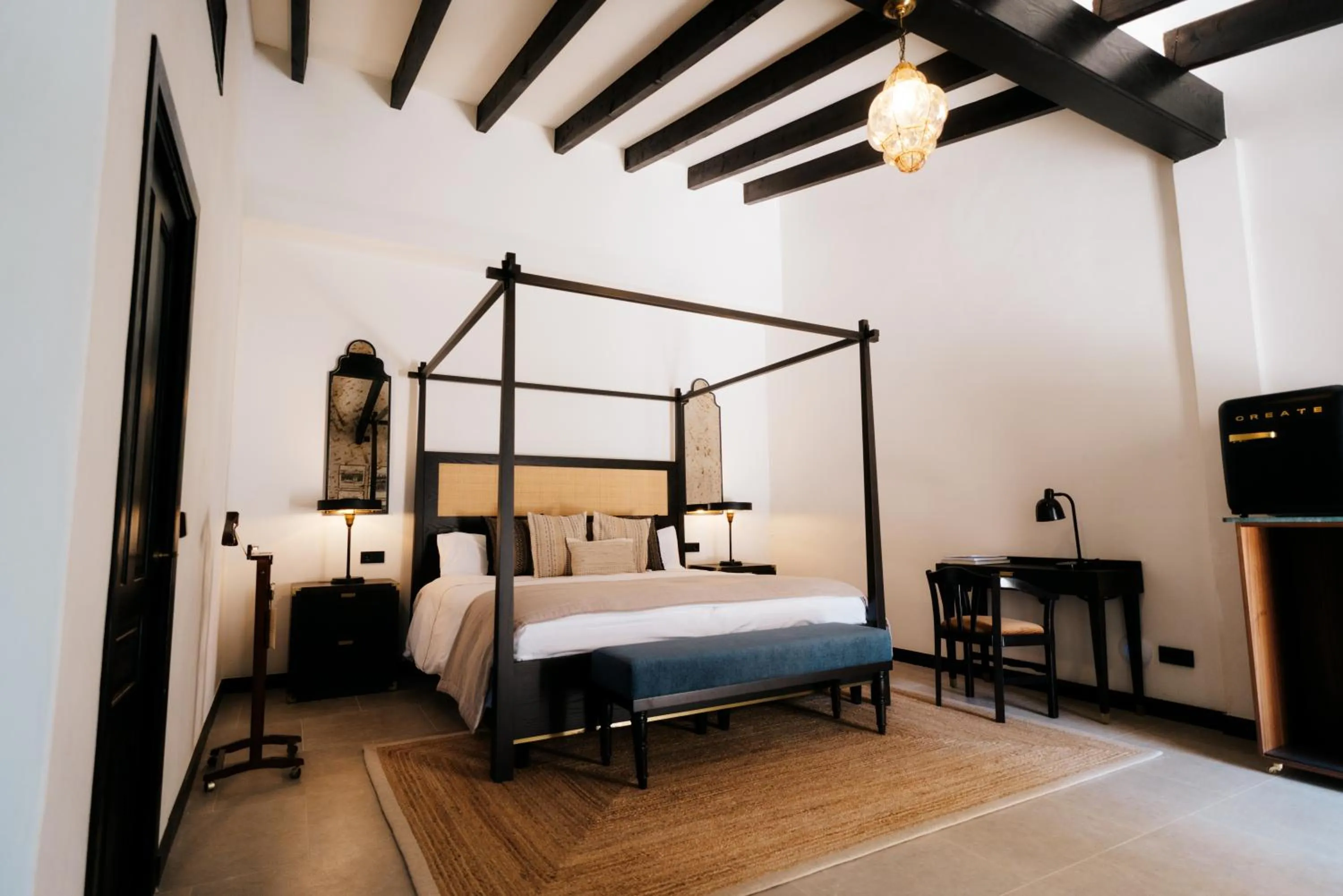 Bedroom, Bed in Hotel Son Molí Country House