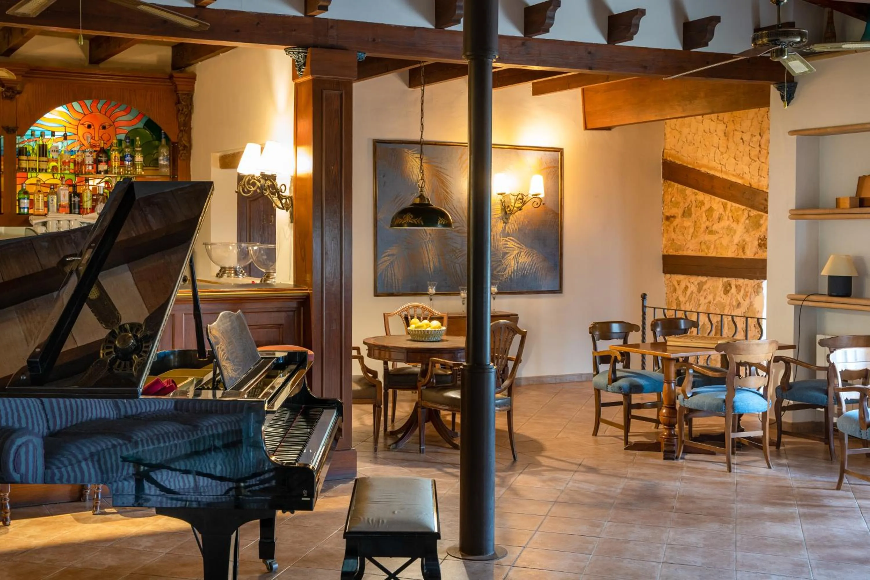 Lounge or bar in Posada d' Es Molí