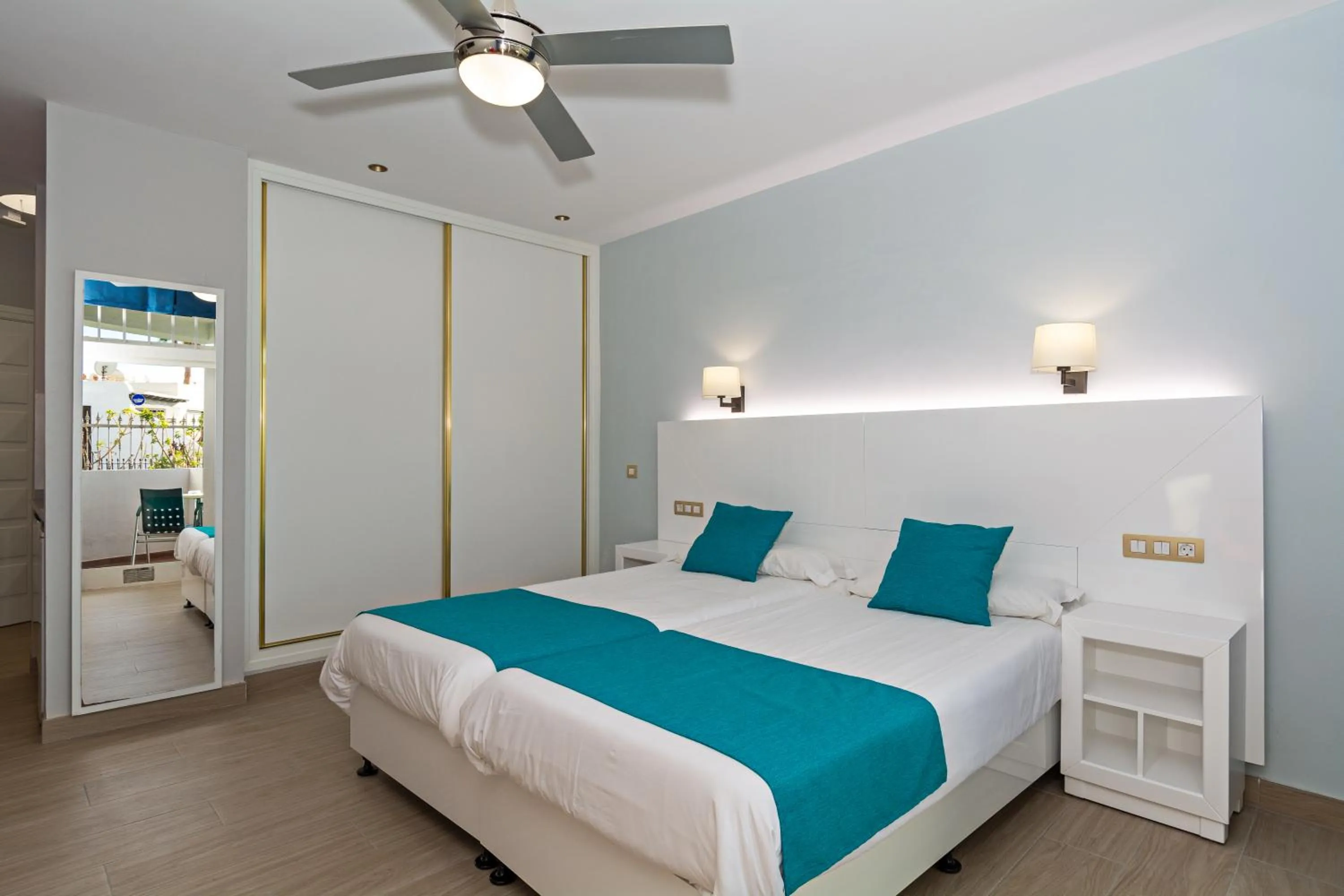 Bedroom, Bed in Apartamentos Panorama Adults Only