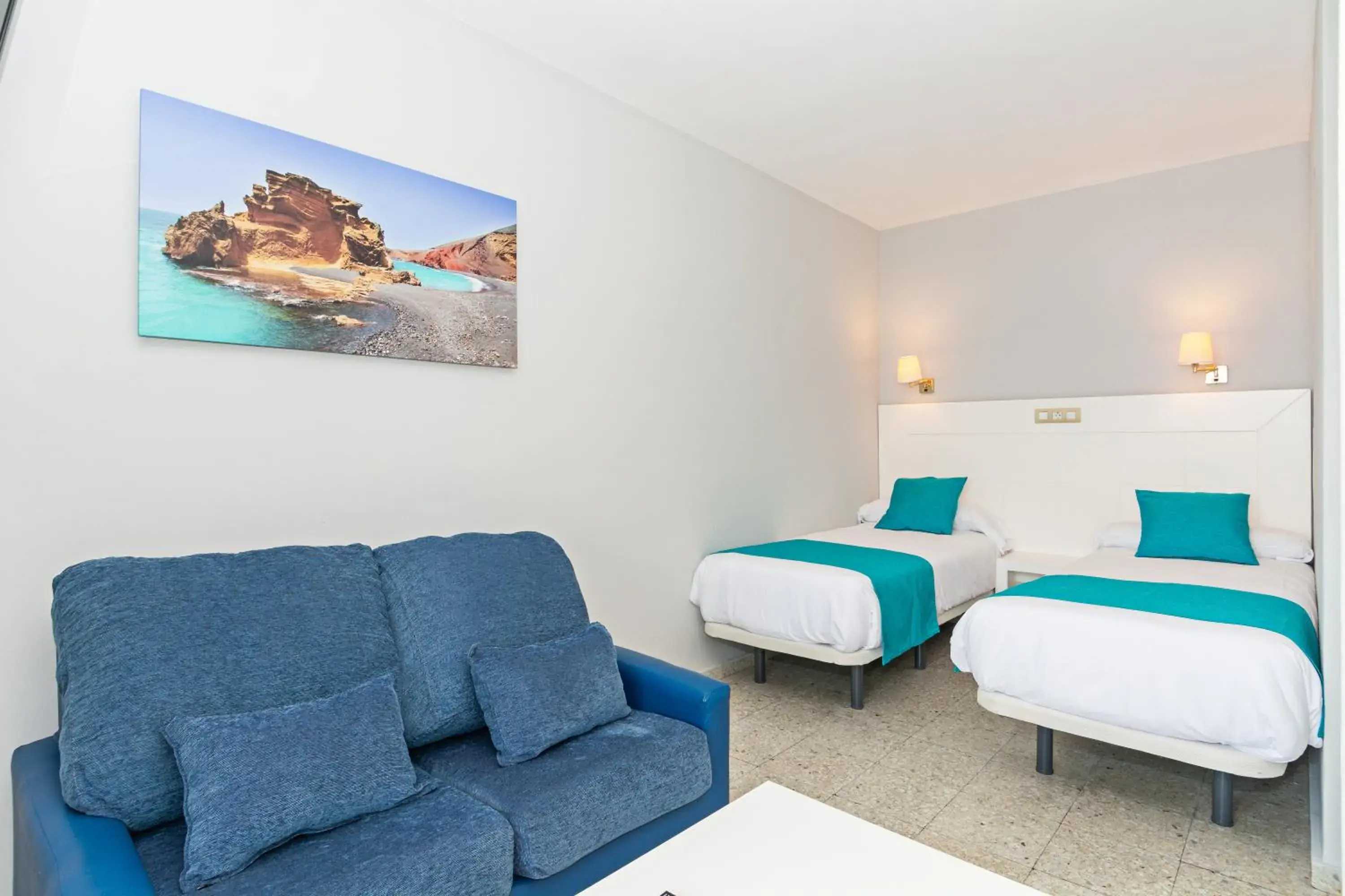 Bed in Apartamentos Panorama Adults Only Bed in Apartamentos Panorama Adults Only