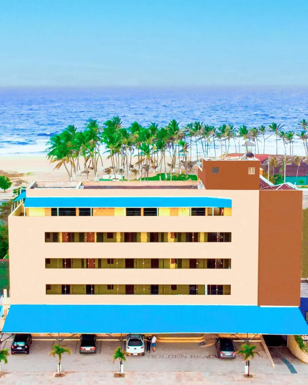 Property building in Golden Beach Hotel Property building in Golden Beach Hotel