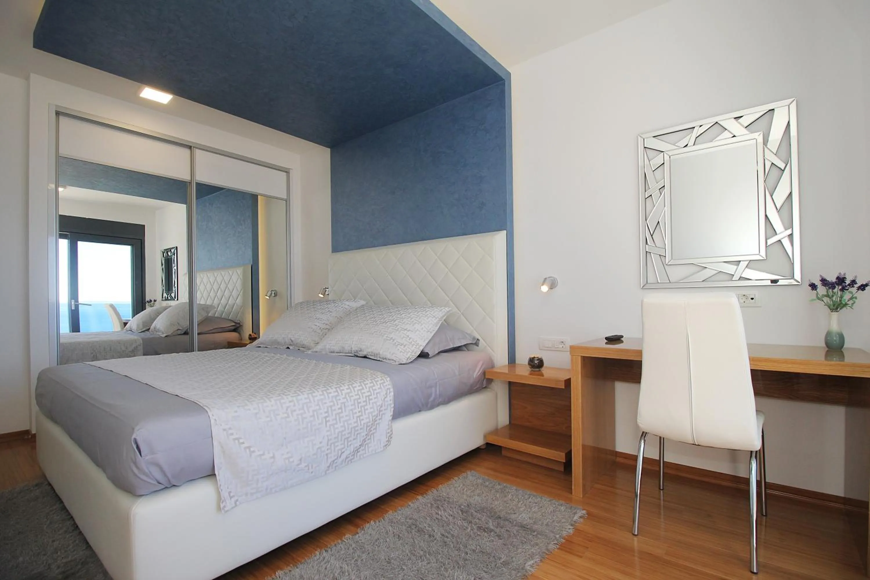 Bed in Villa Afrodita