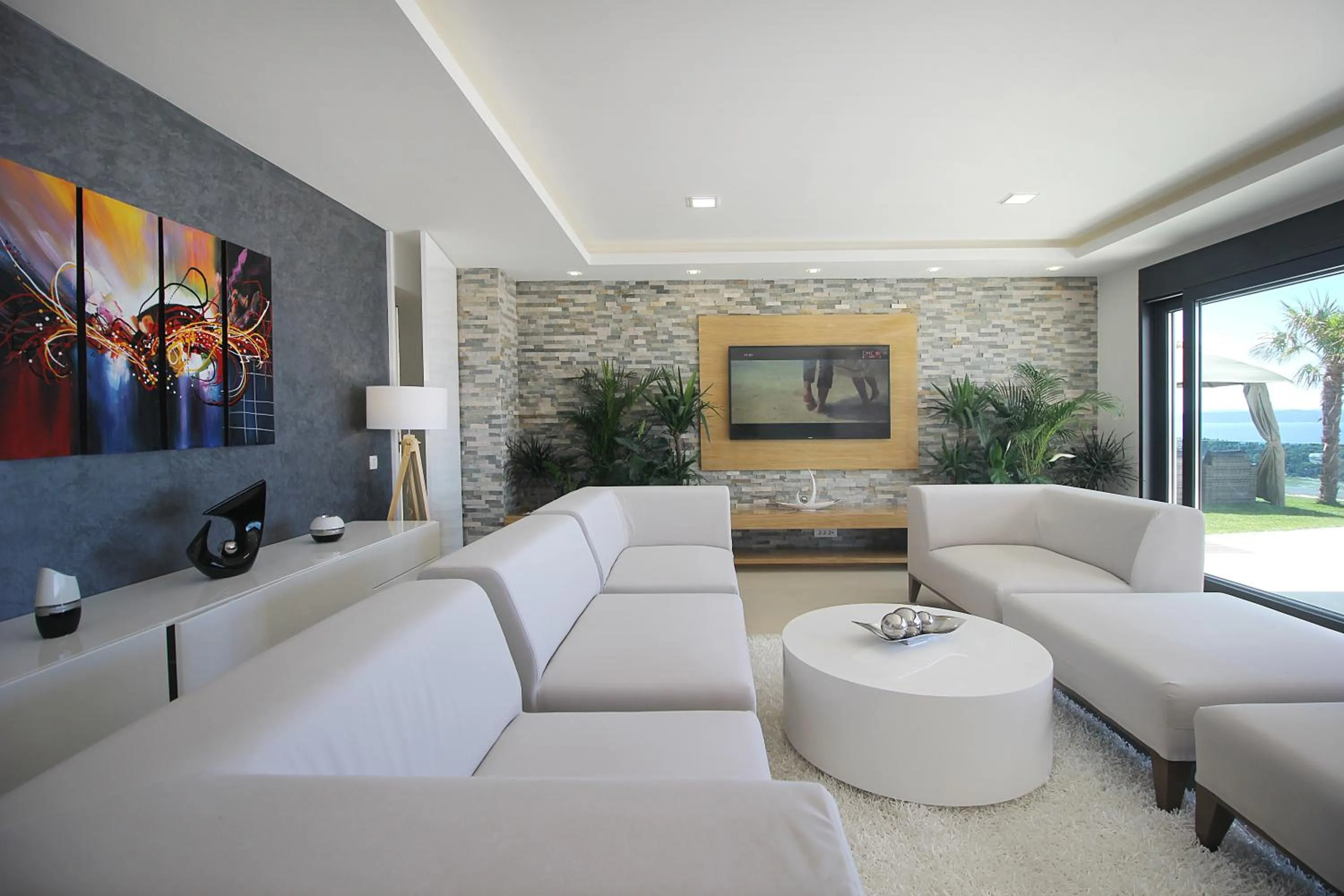Living room in Villa Afrodita