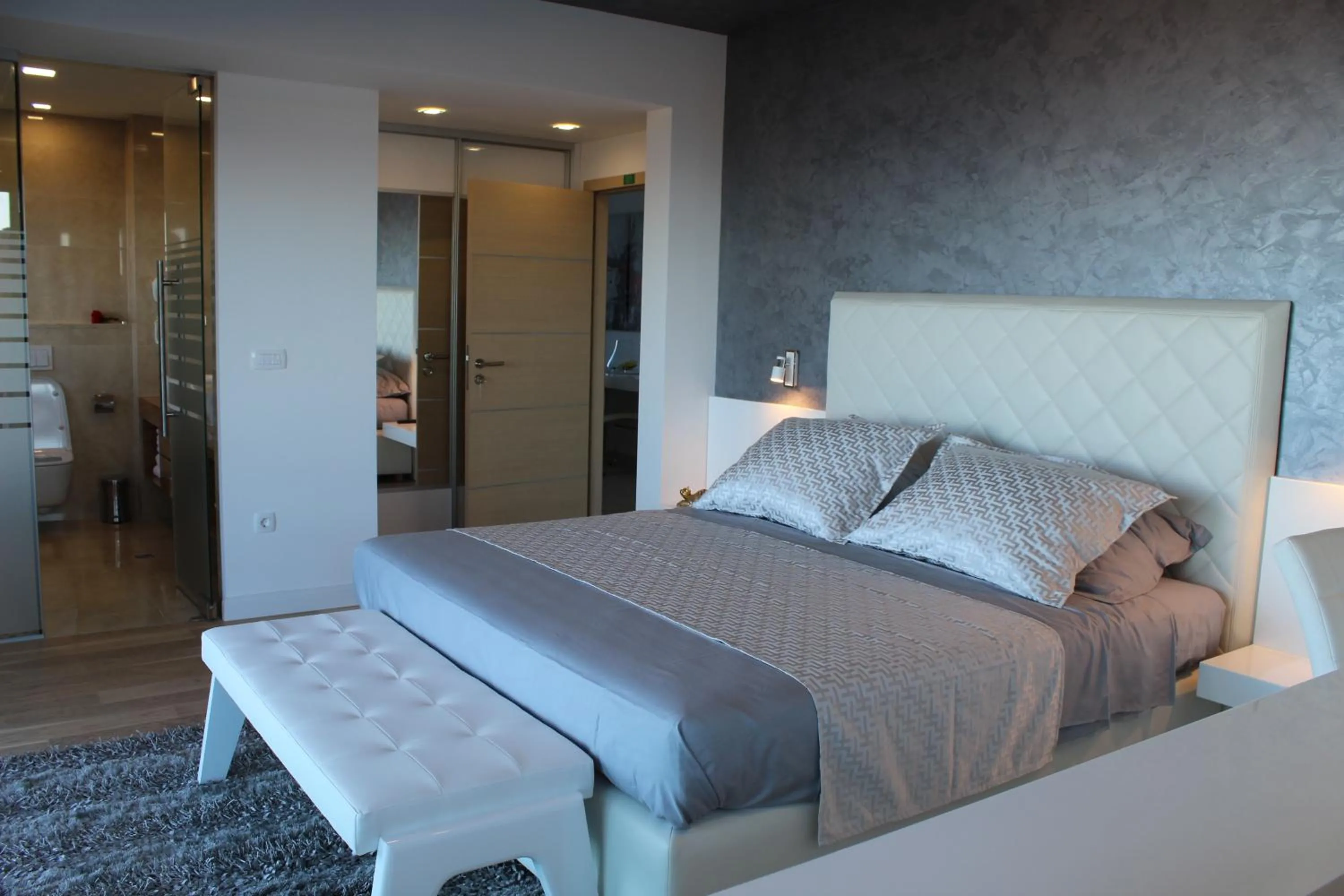 Bed in Villa Afrodita