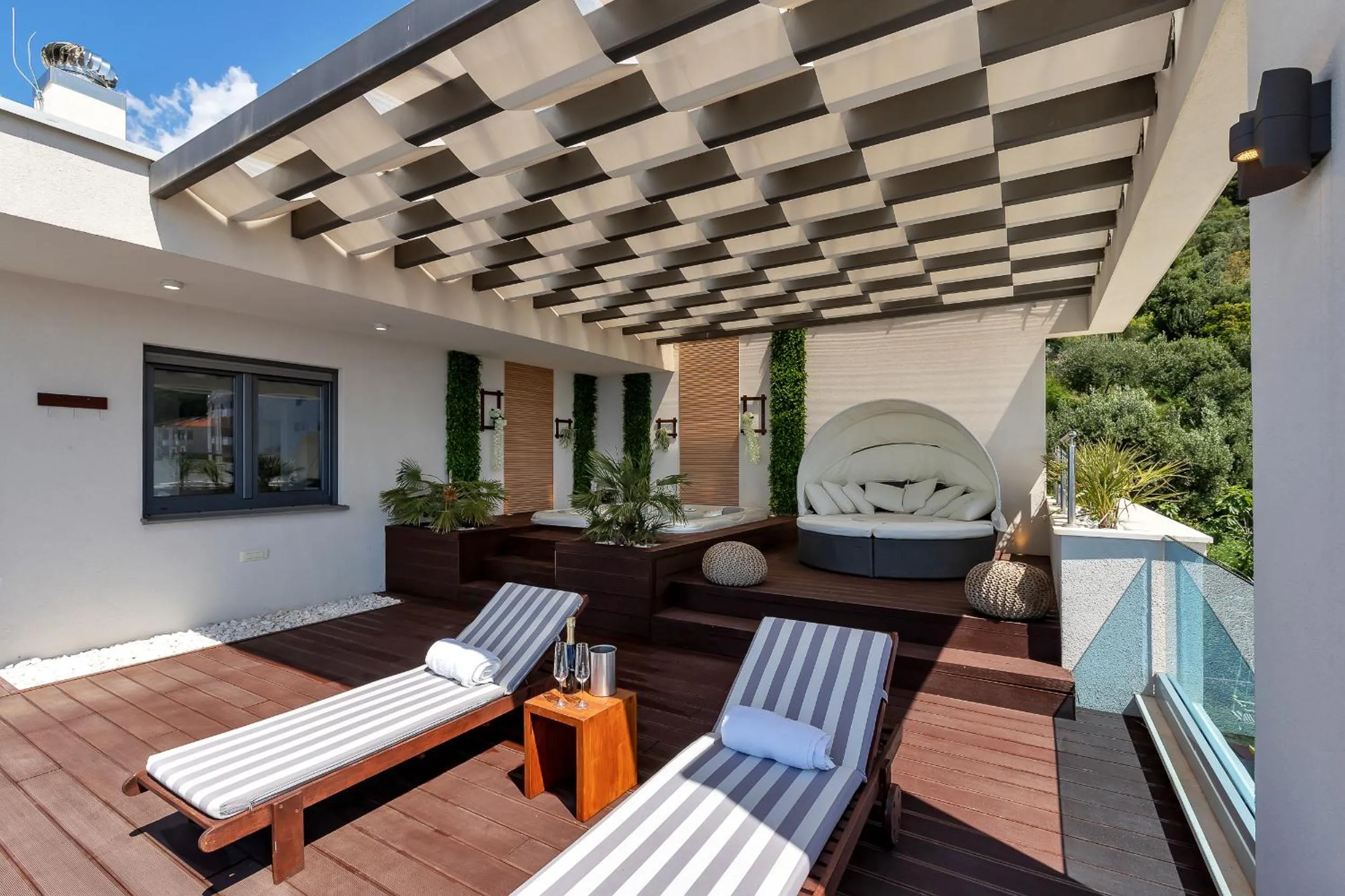 Balcony/Terrace in Villa Afrodita