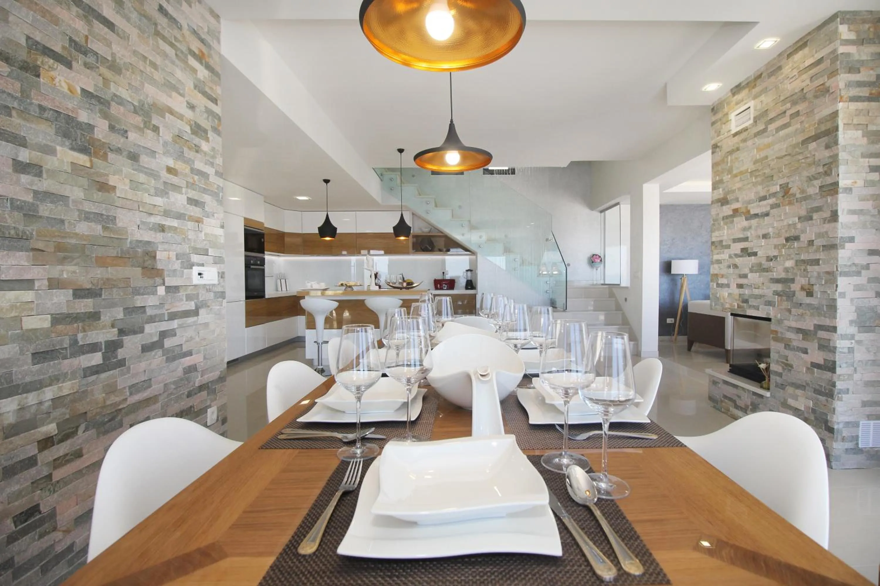 Dining area in Villa Afrodita