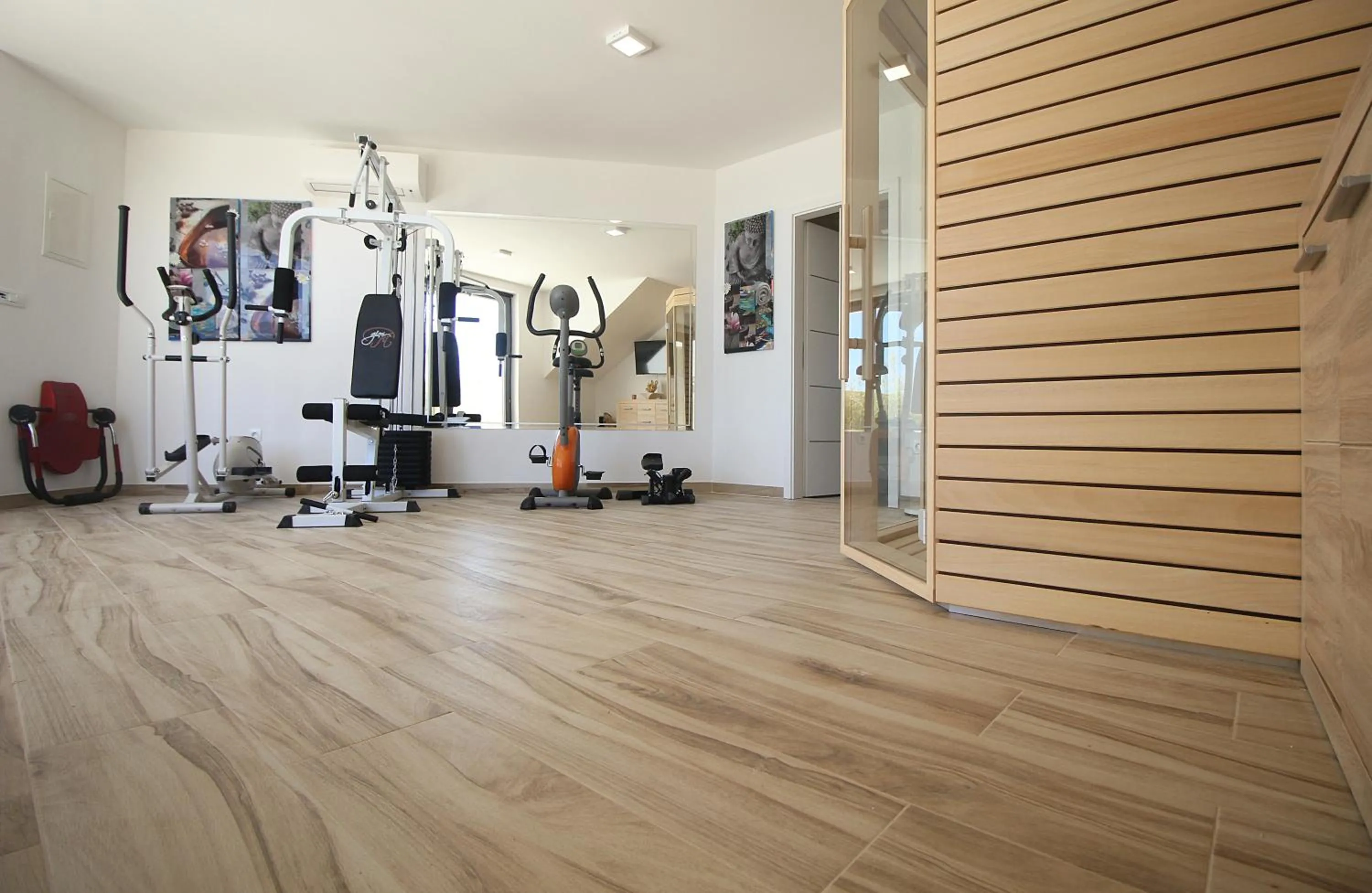 Fitness centre/facilities in Villa Afrodita