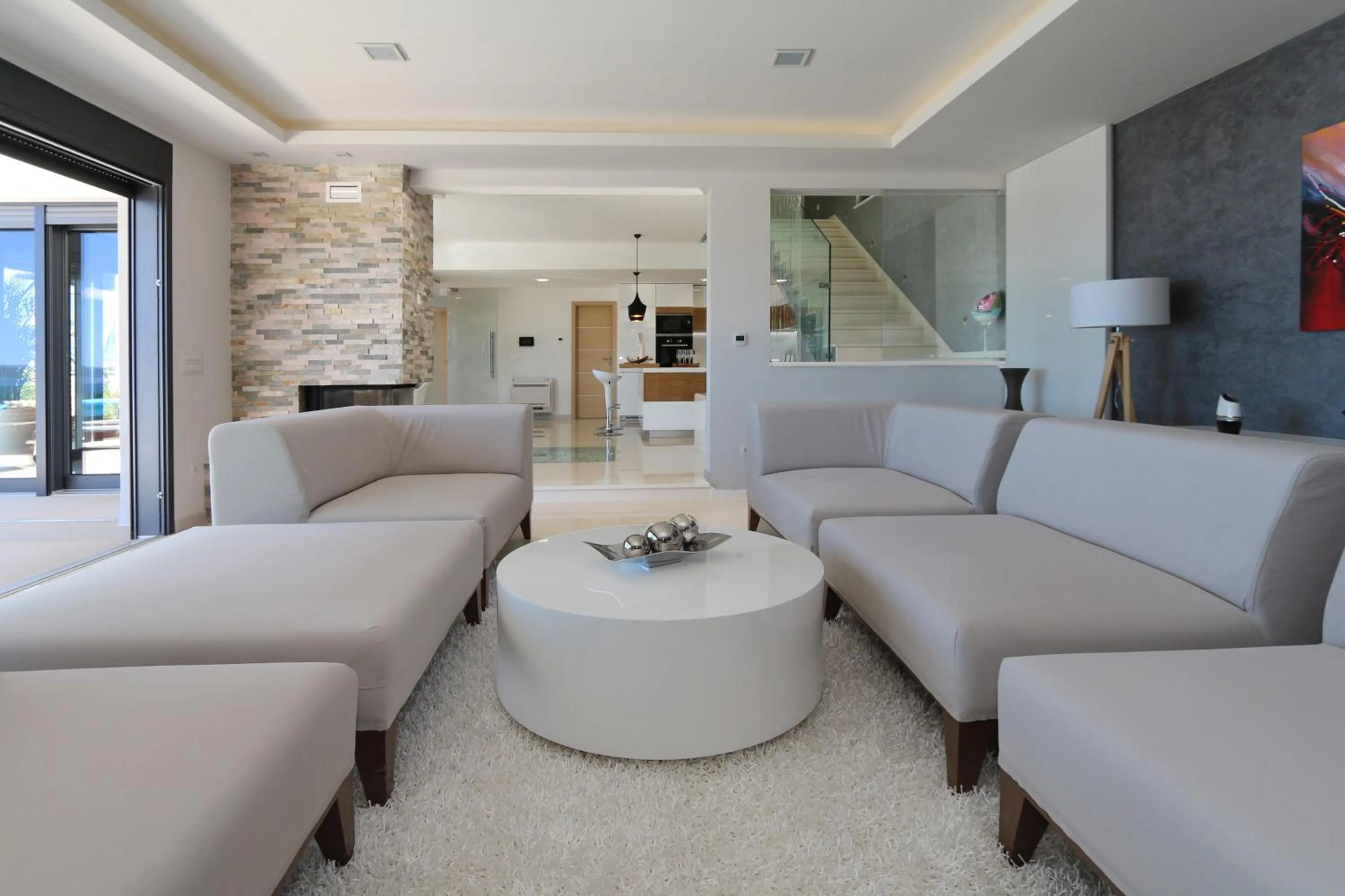 Communal lounge/ TV room in Villa Afrodita