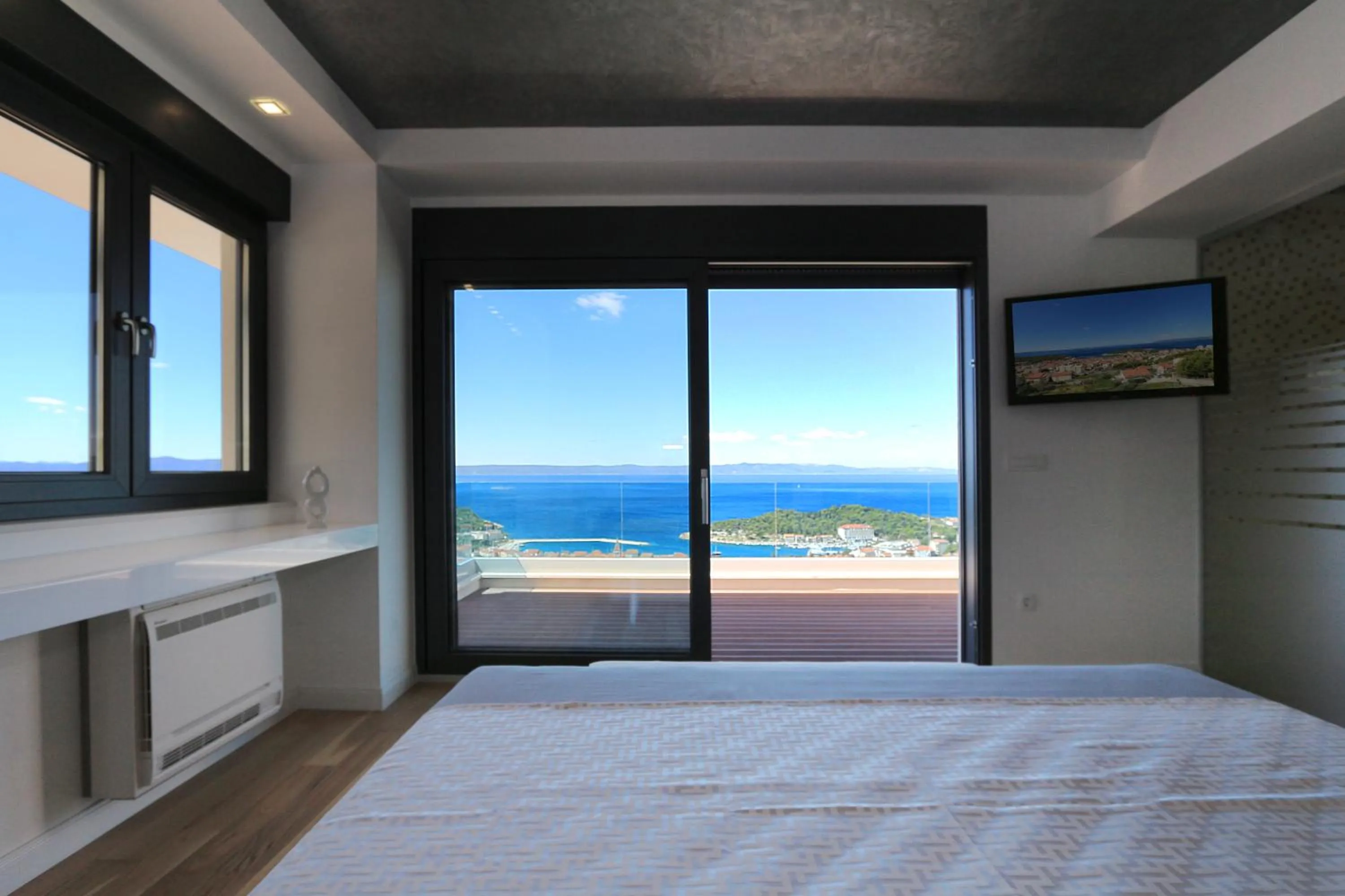 Bed in Villa Afrodita