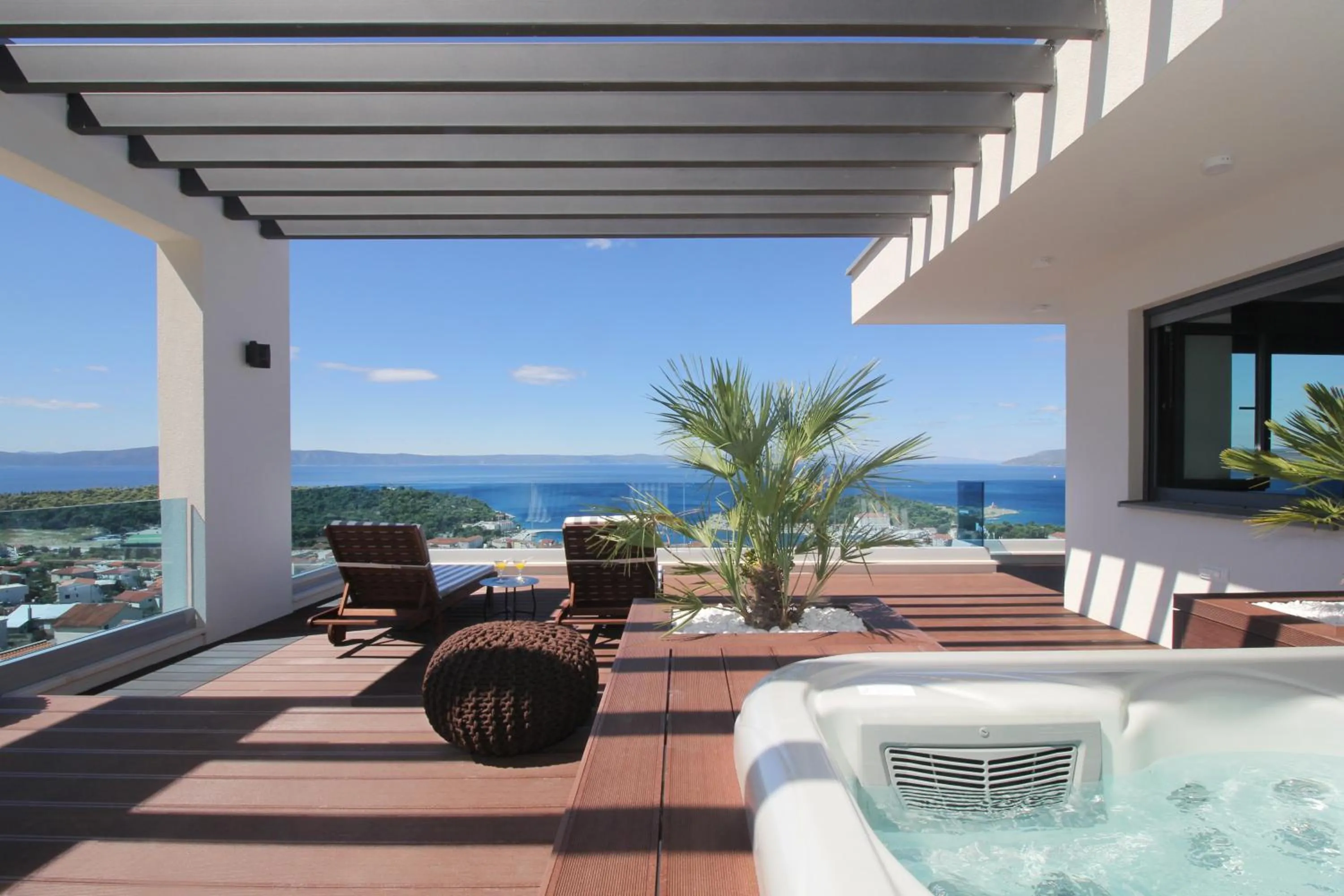 Balcony/Terrace in Villa Afrodita