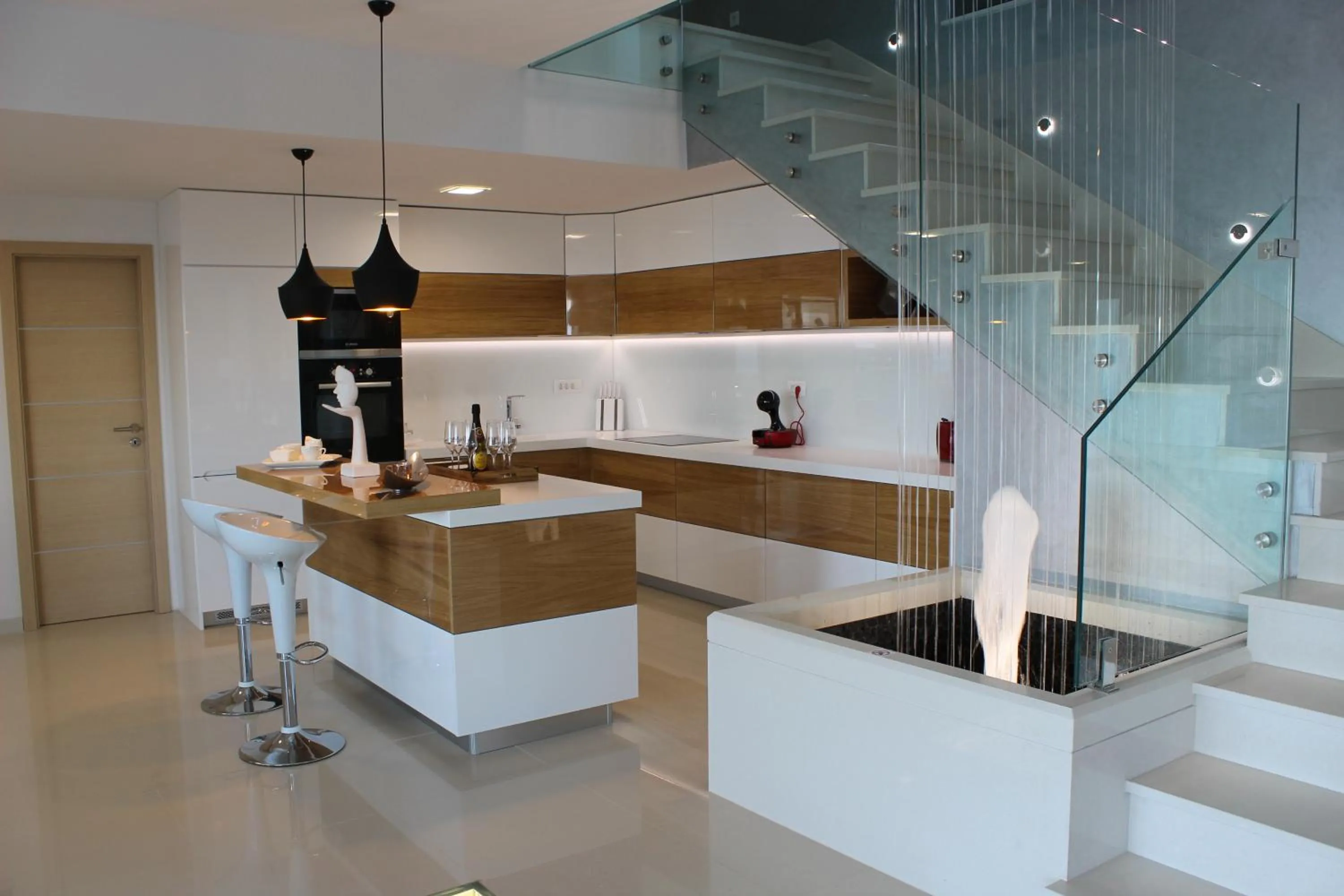 Kitchen or kitchenette in Villa Afrodita