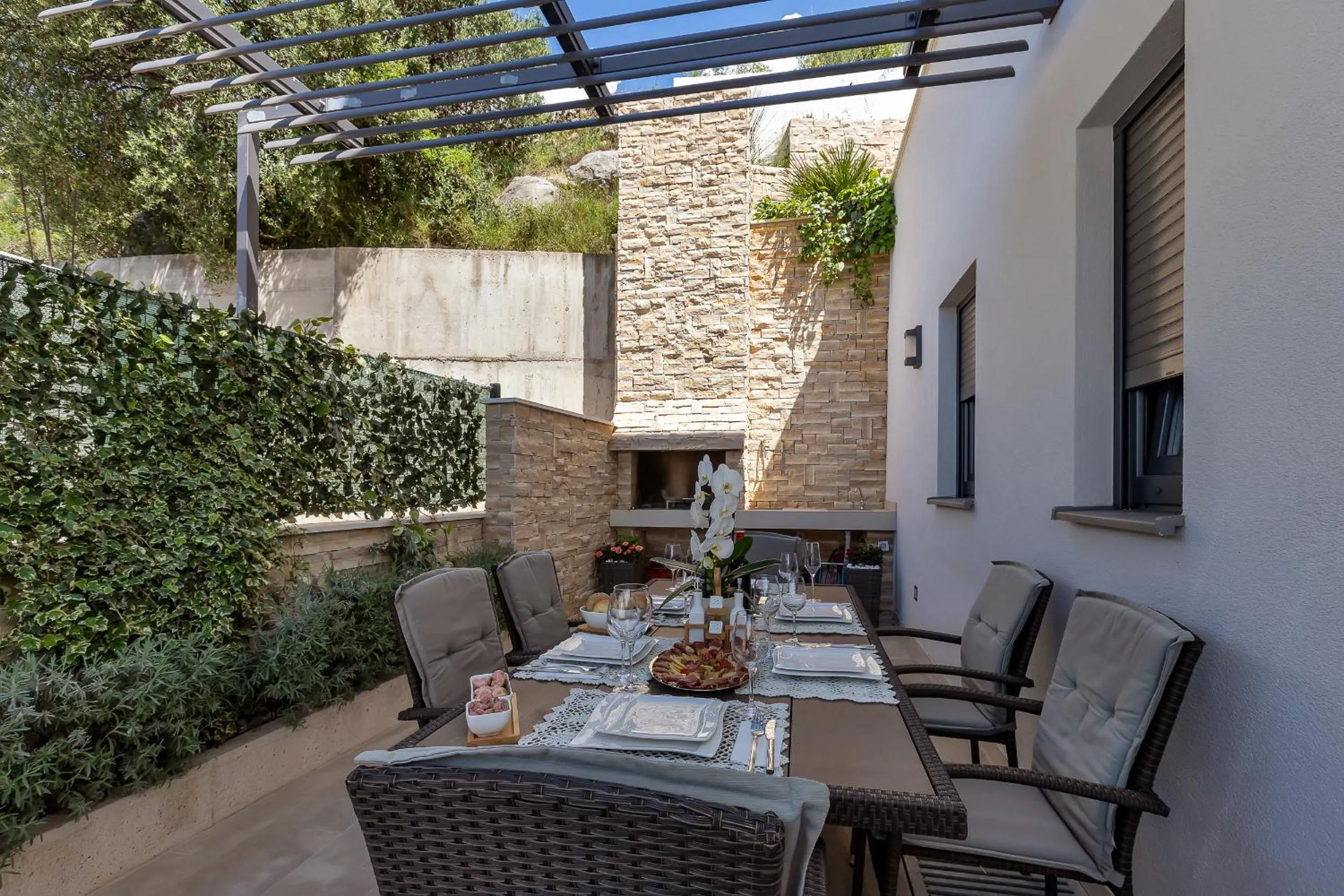 Patio in Villa Afrodita