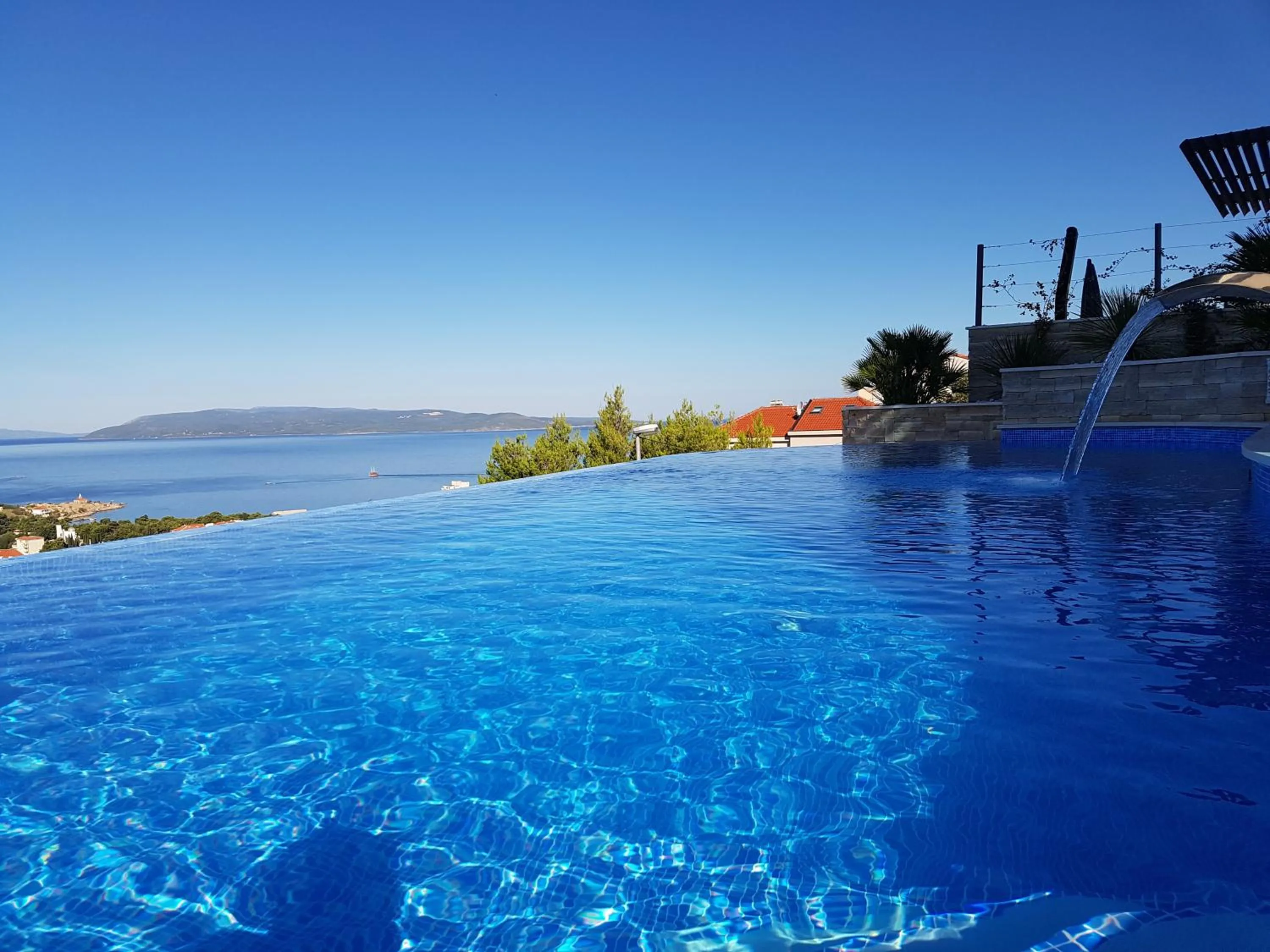 Swimming pool in Villa Afrodita