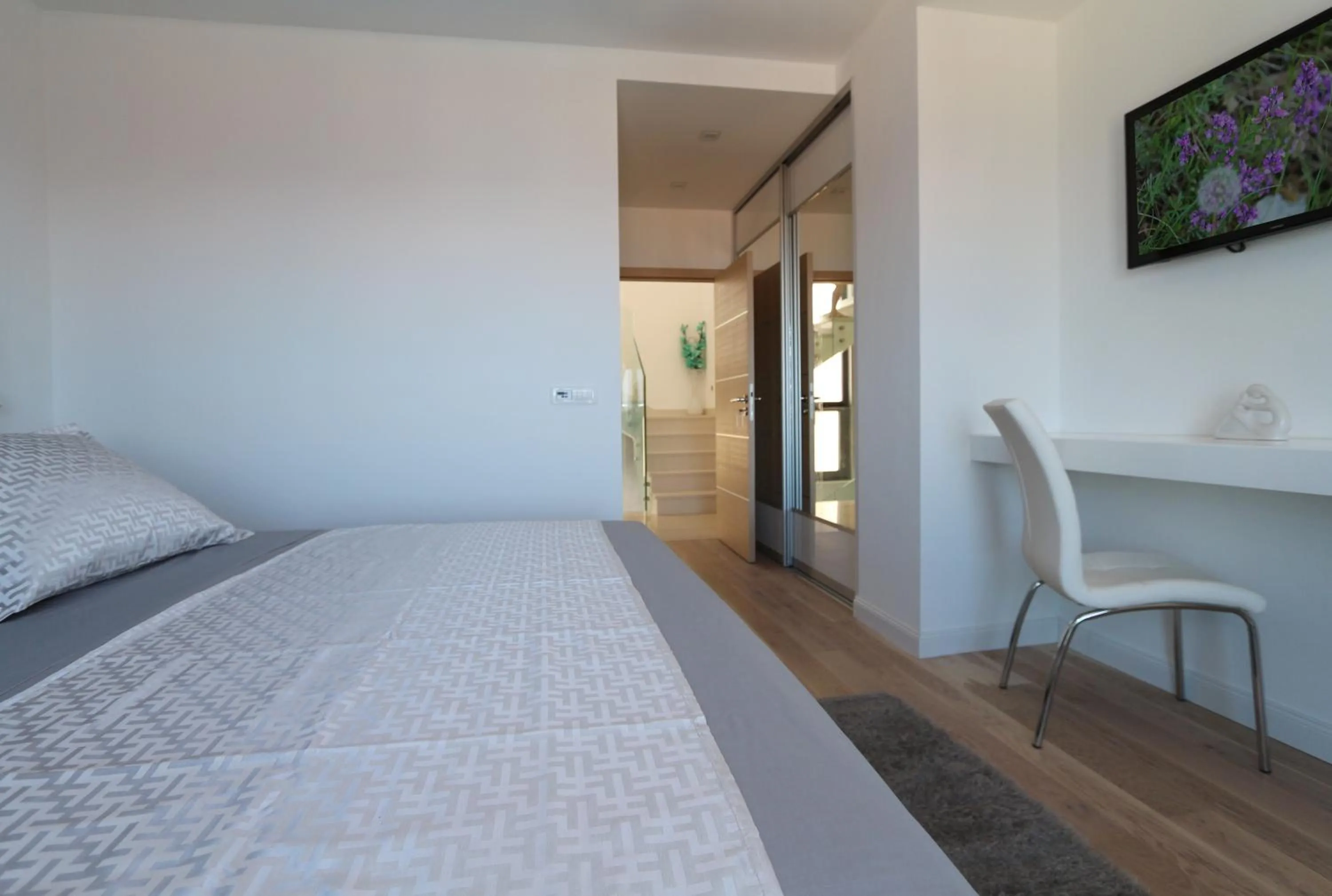Bed in Villa Afrodita