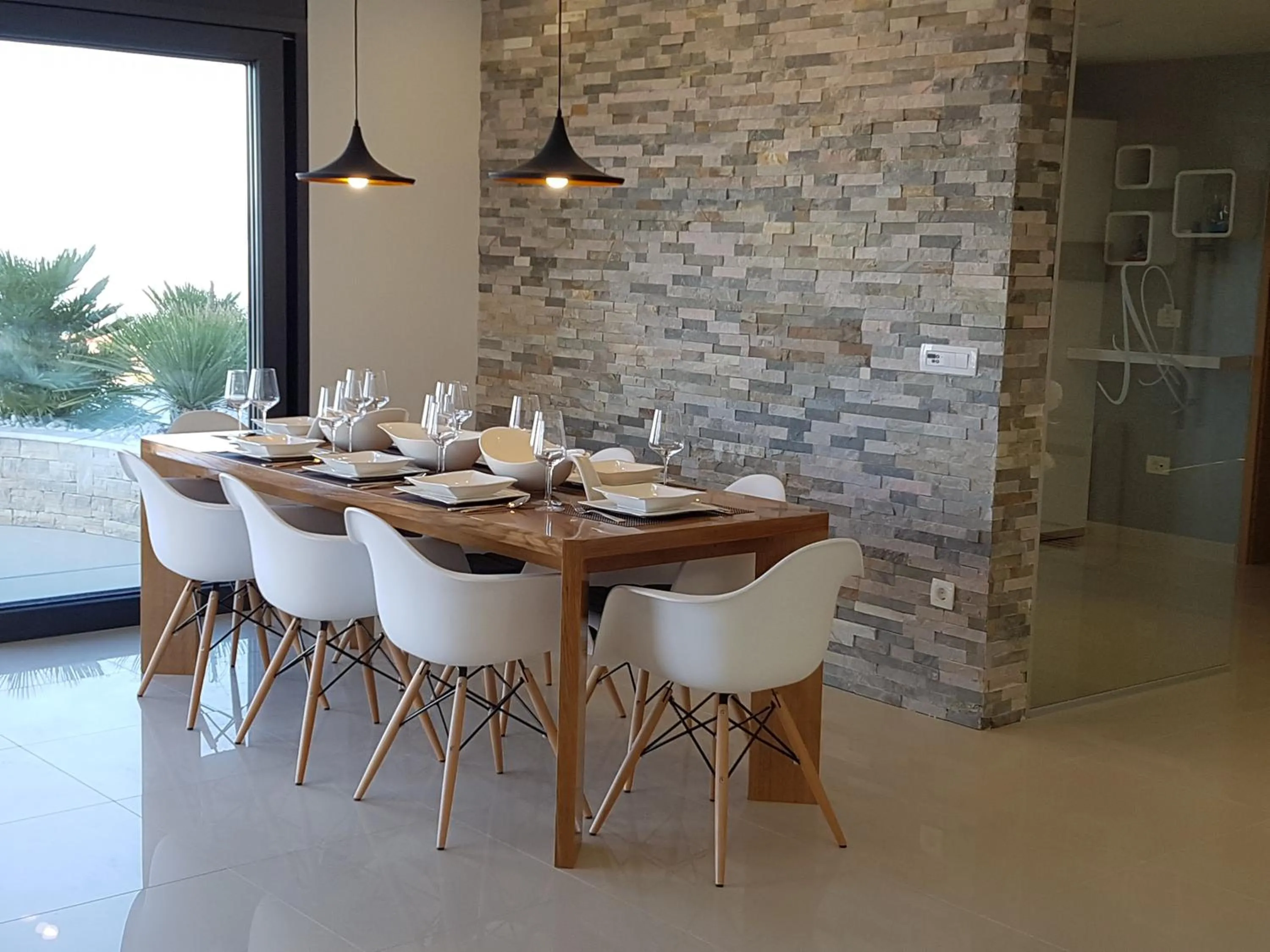 Dining area in Villa Afrodita