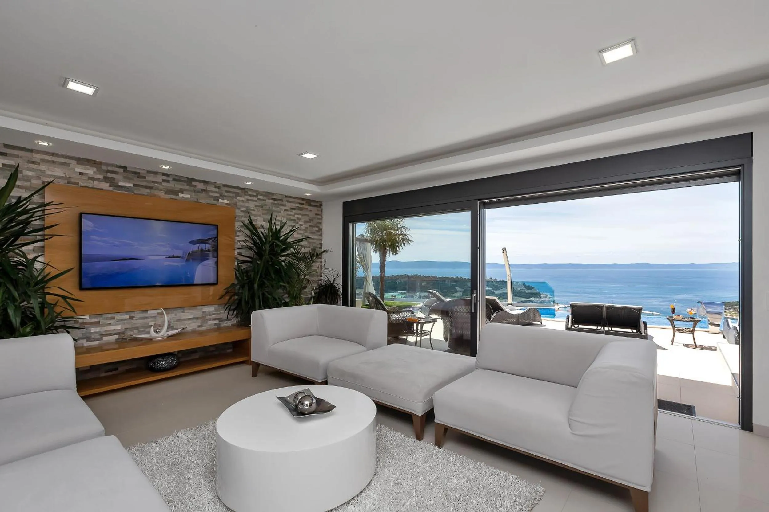 Living room in Villa Afrodita