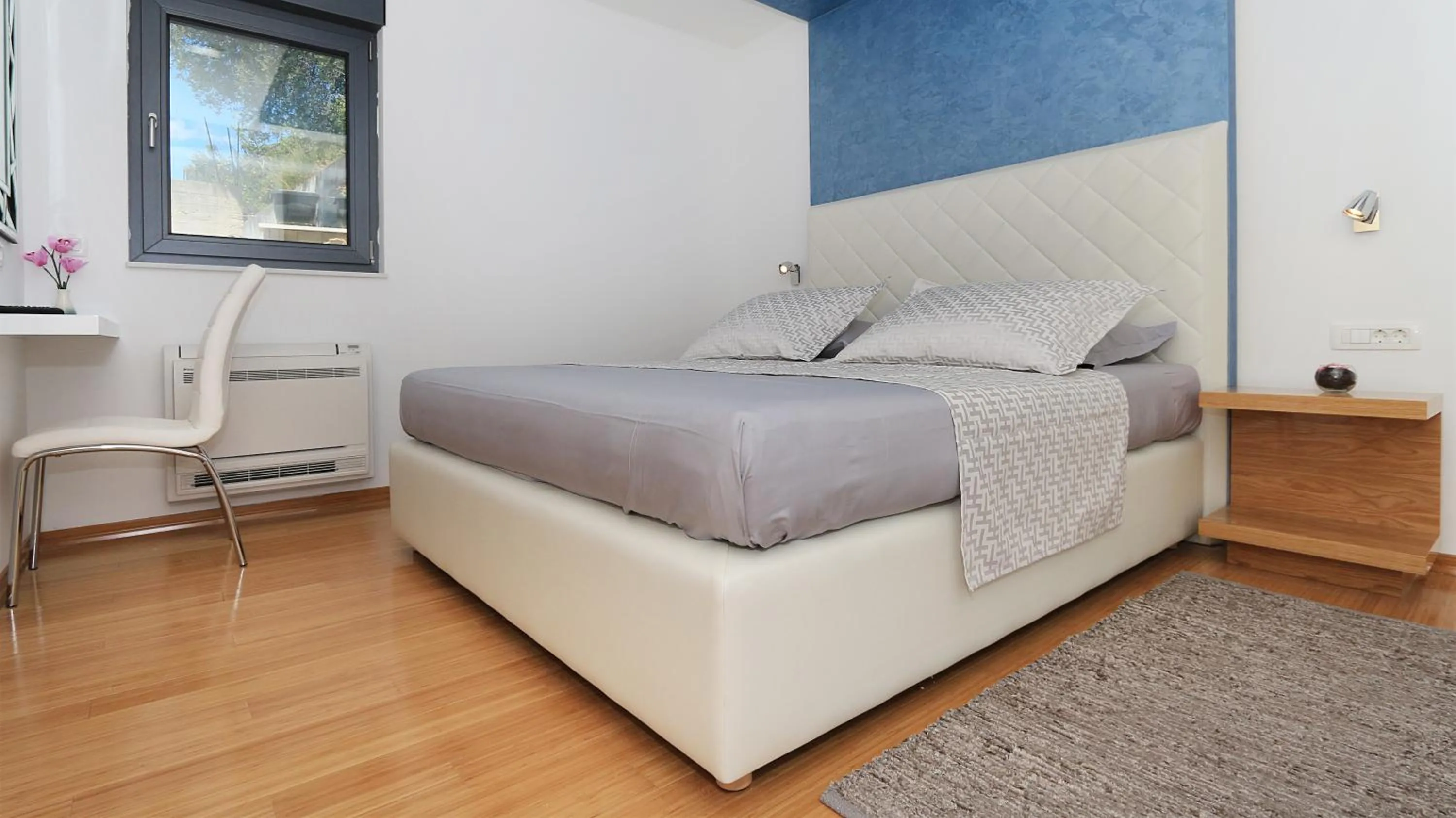 Bed in Villa Afrodita