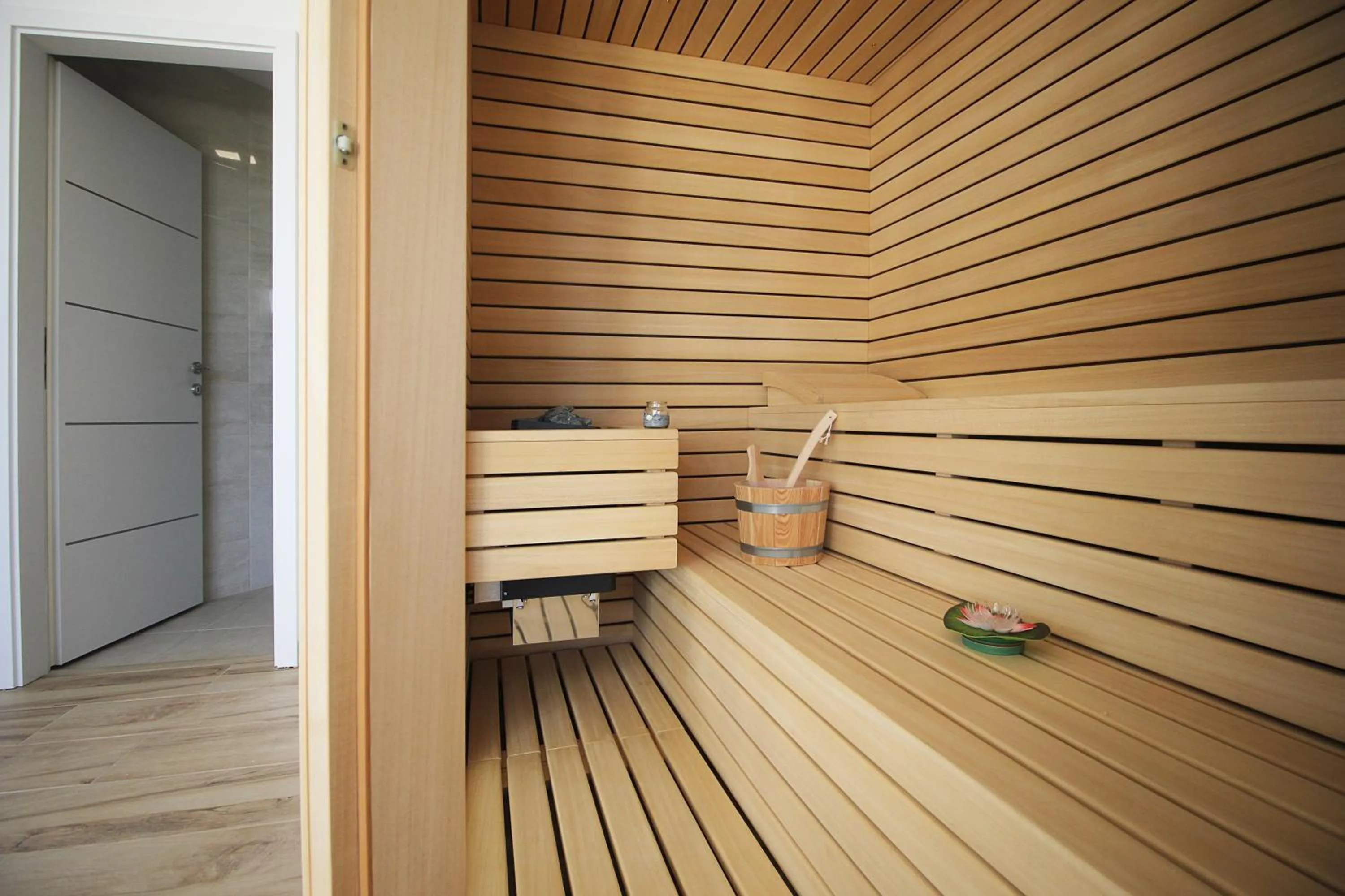 Sauna in Villa Afrodita