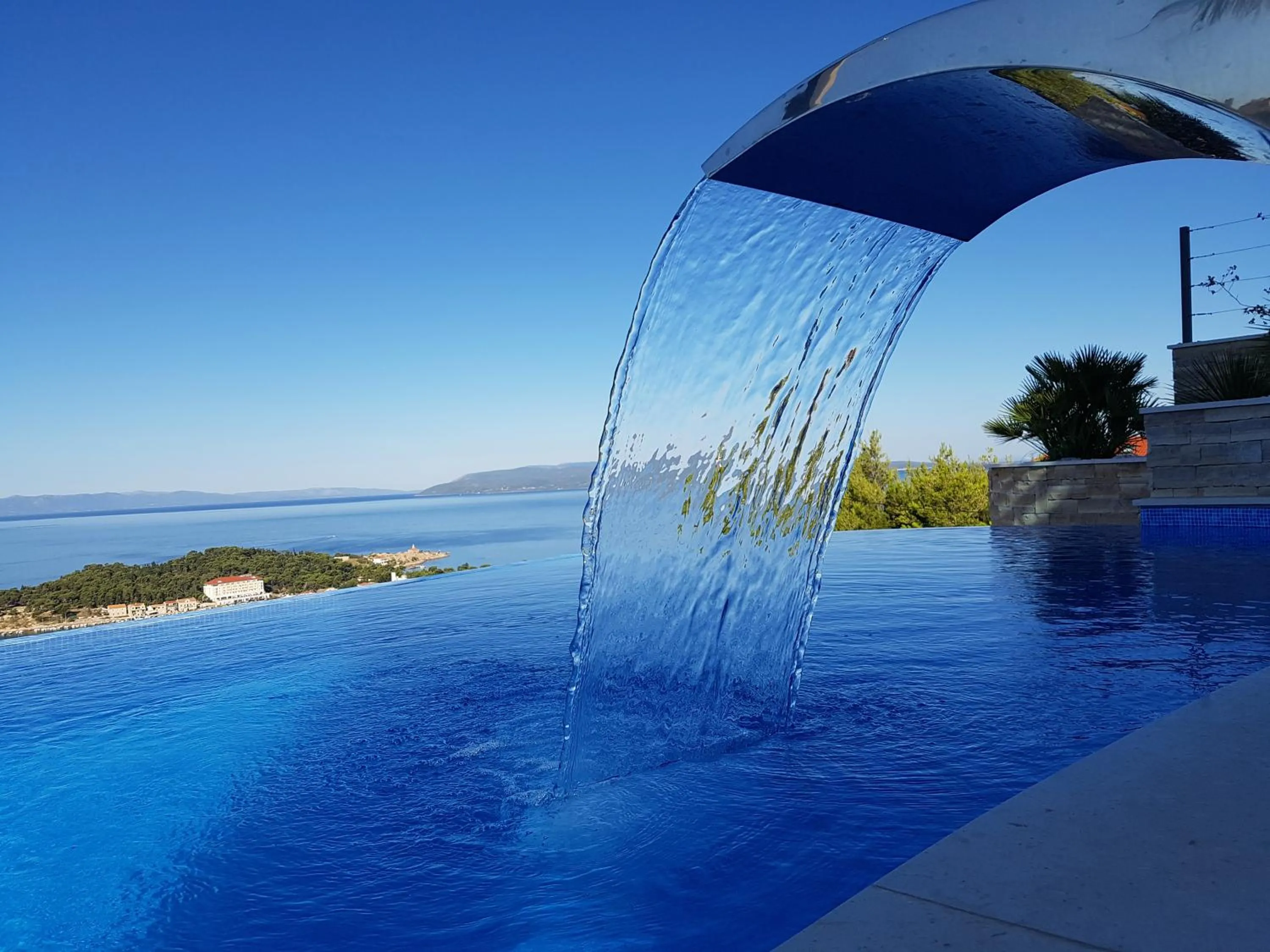 Swimming pool in Villa Afrodita
