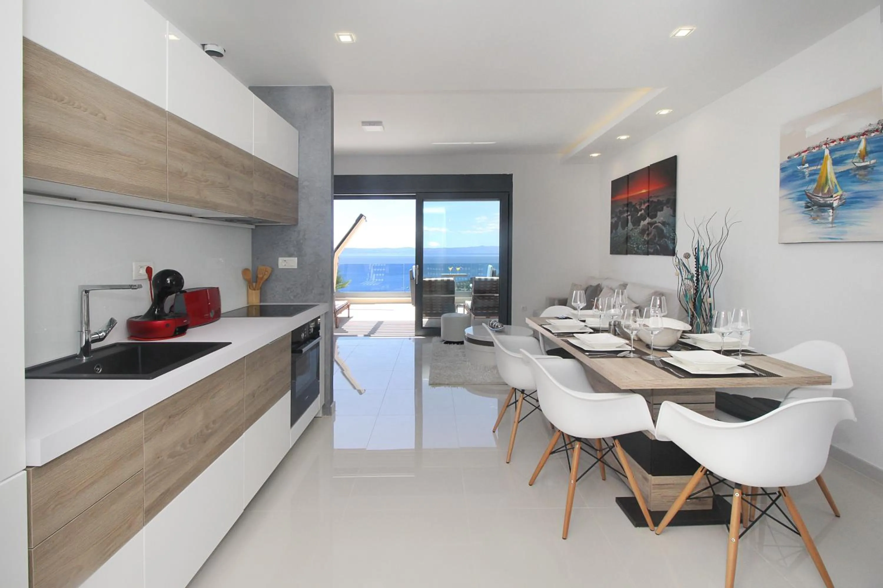 Dining area in Villa Afrodita