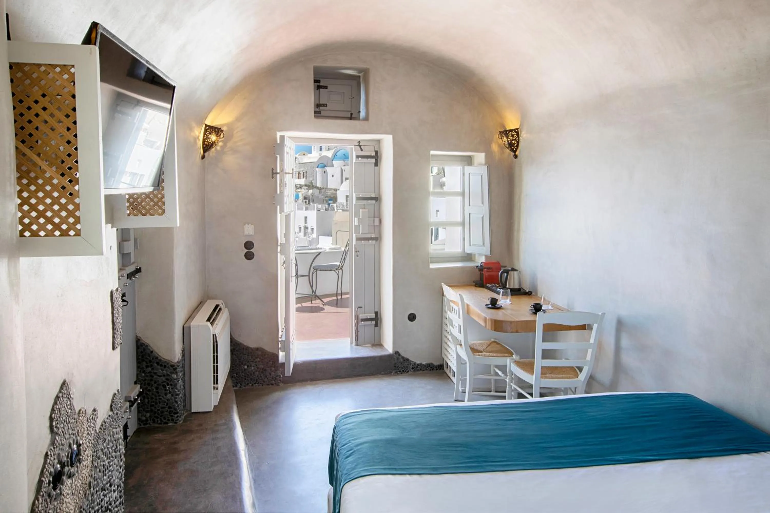 Seating area in Ducato di Oia - Adults Only