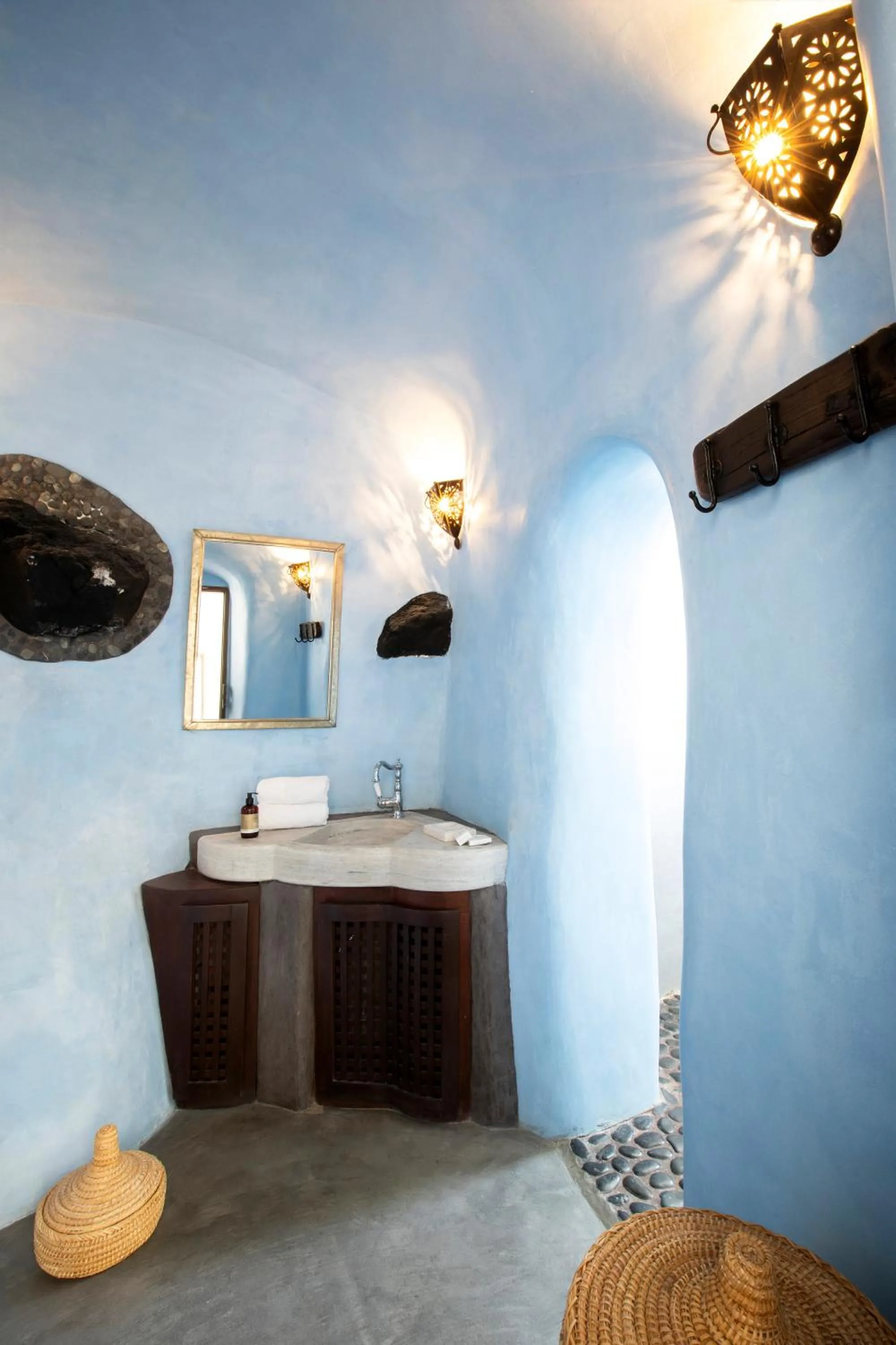 Bathroom in Ducato di Oia - Adults Only