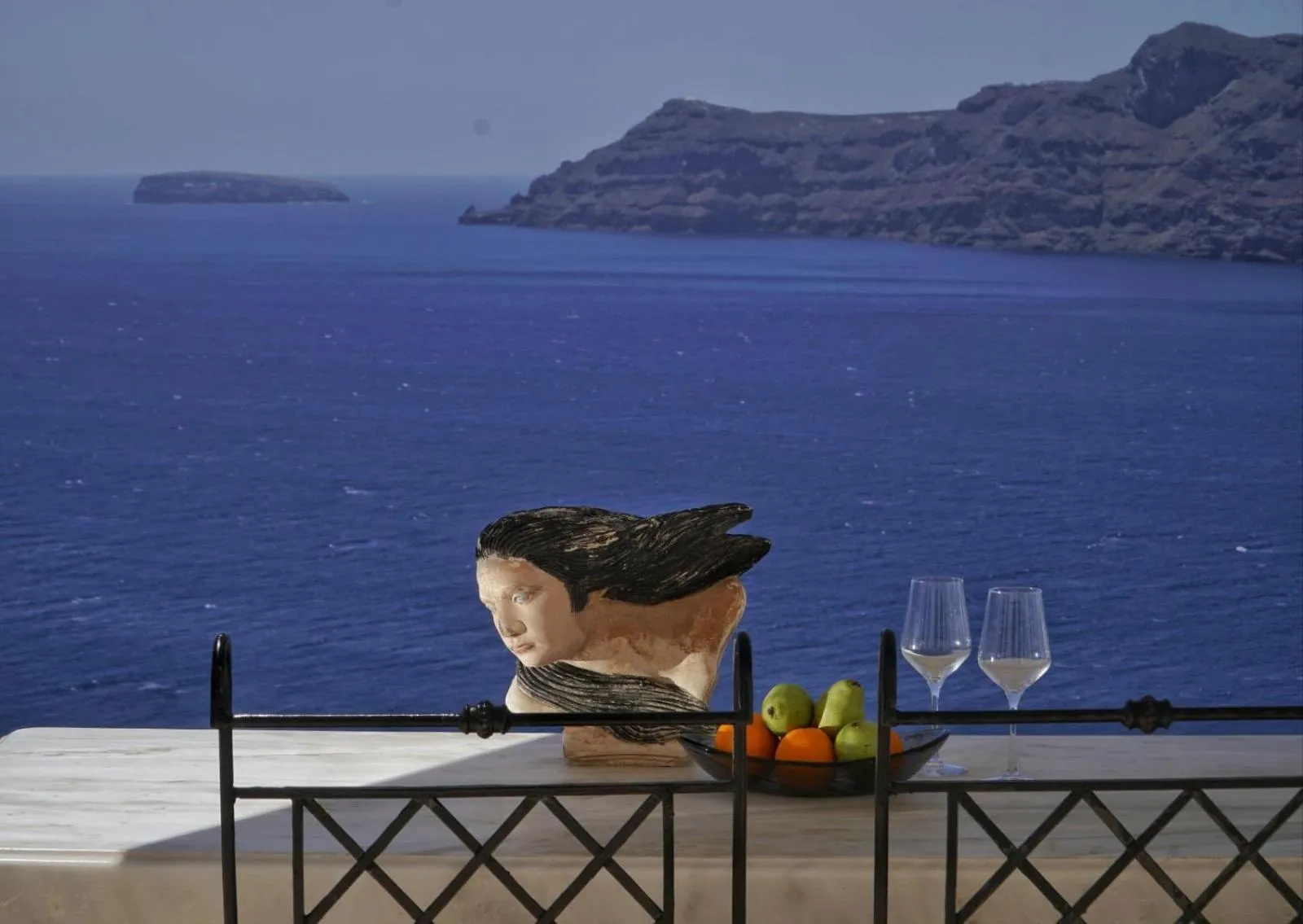 Balcony/Terrace in Ducato di Oia - Adults Only