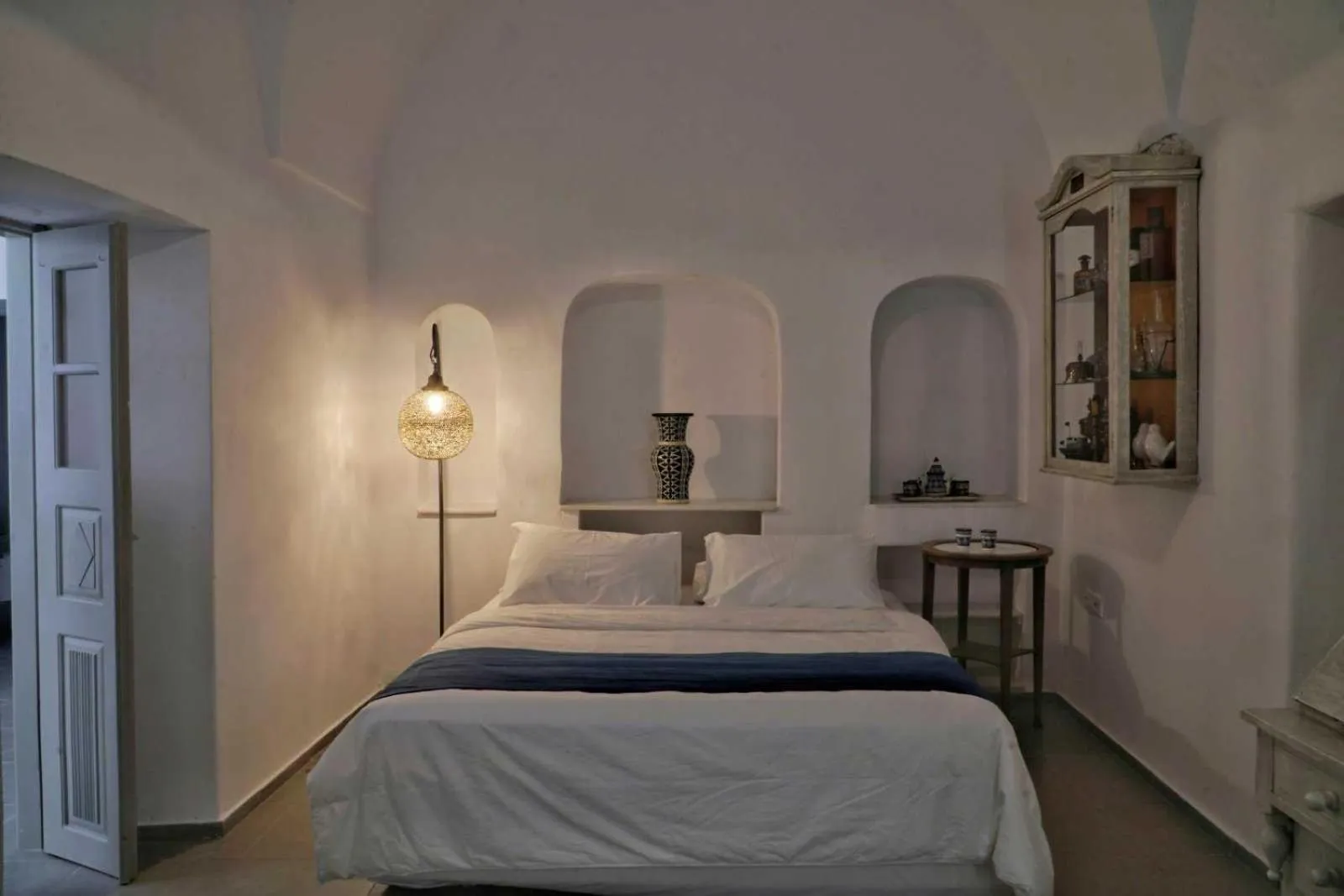 Bedroom, Bed in Ducato di Oia - Adults Only