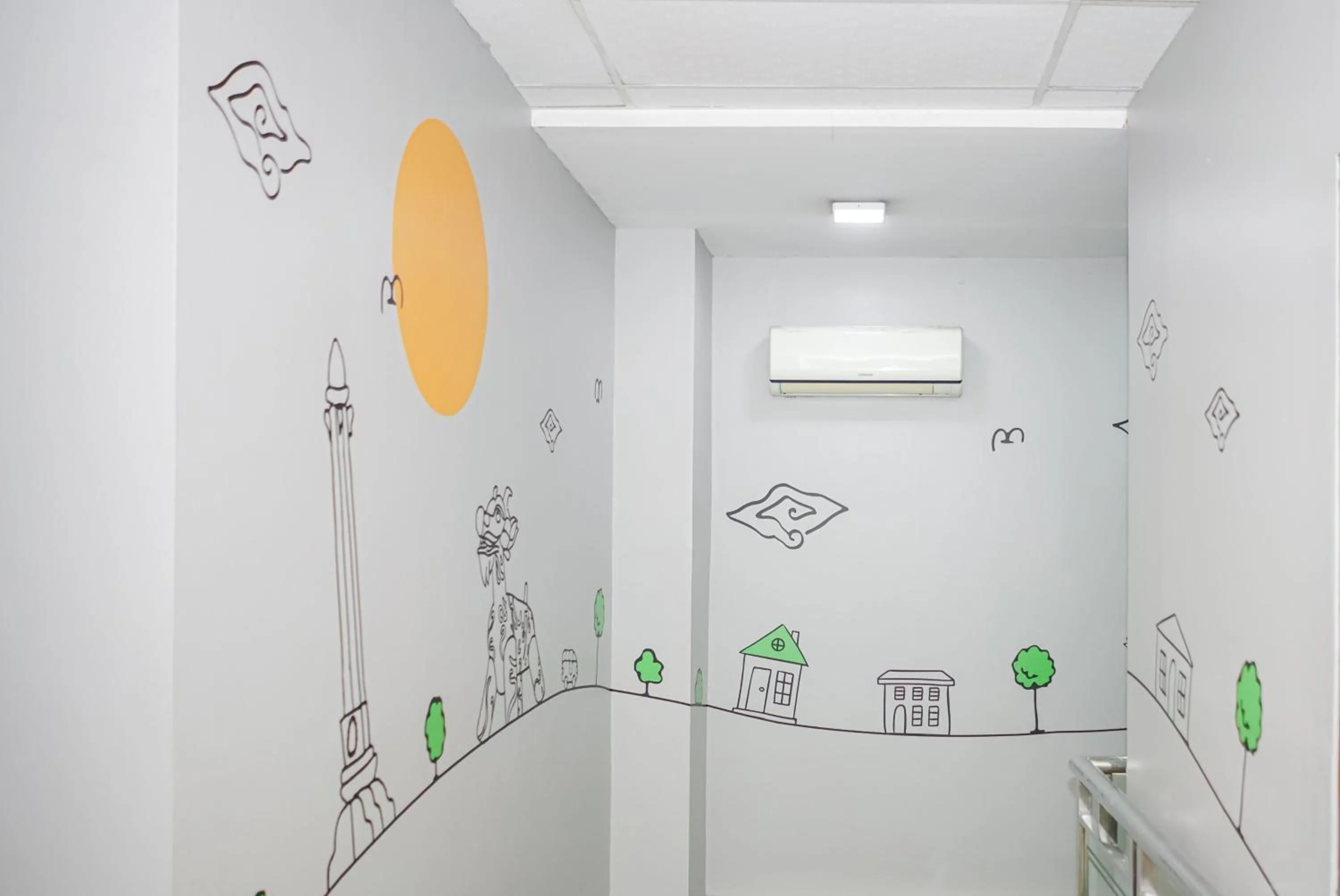 Decorative detail in Sunrise Hotel Semarang