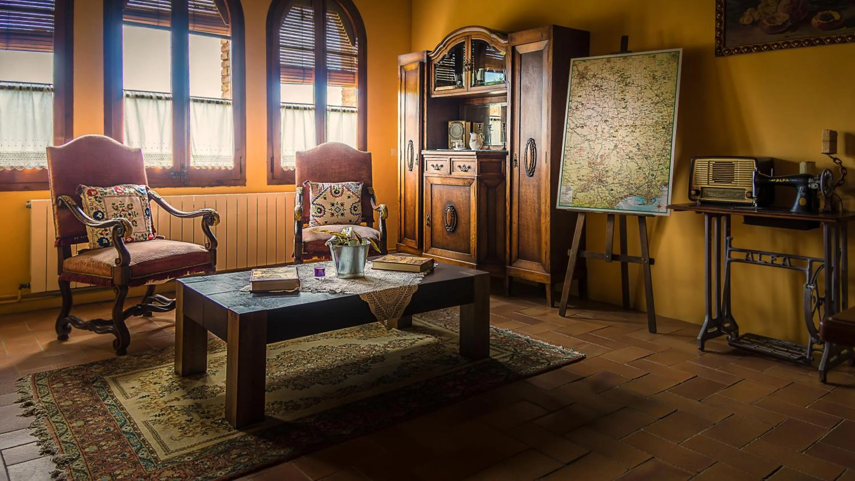 Living room in Hotel Mas Rabiol -Emporda-Only Adults-Eco Hotel