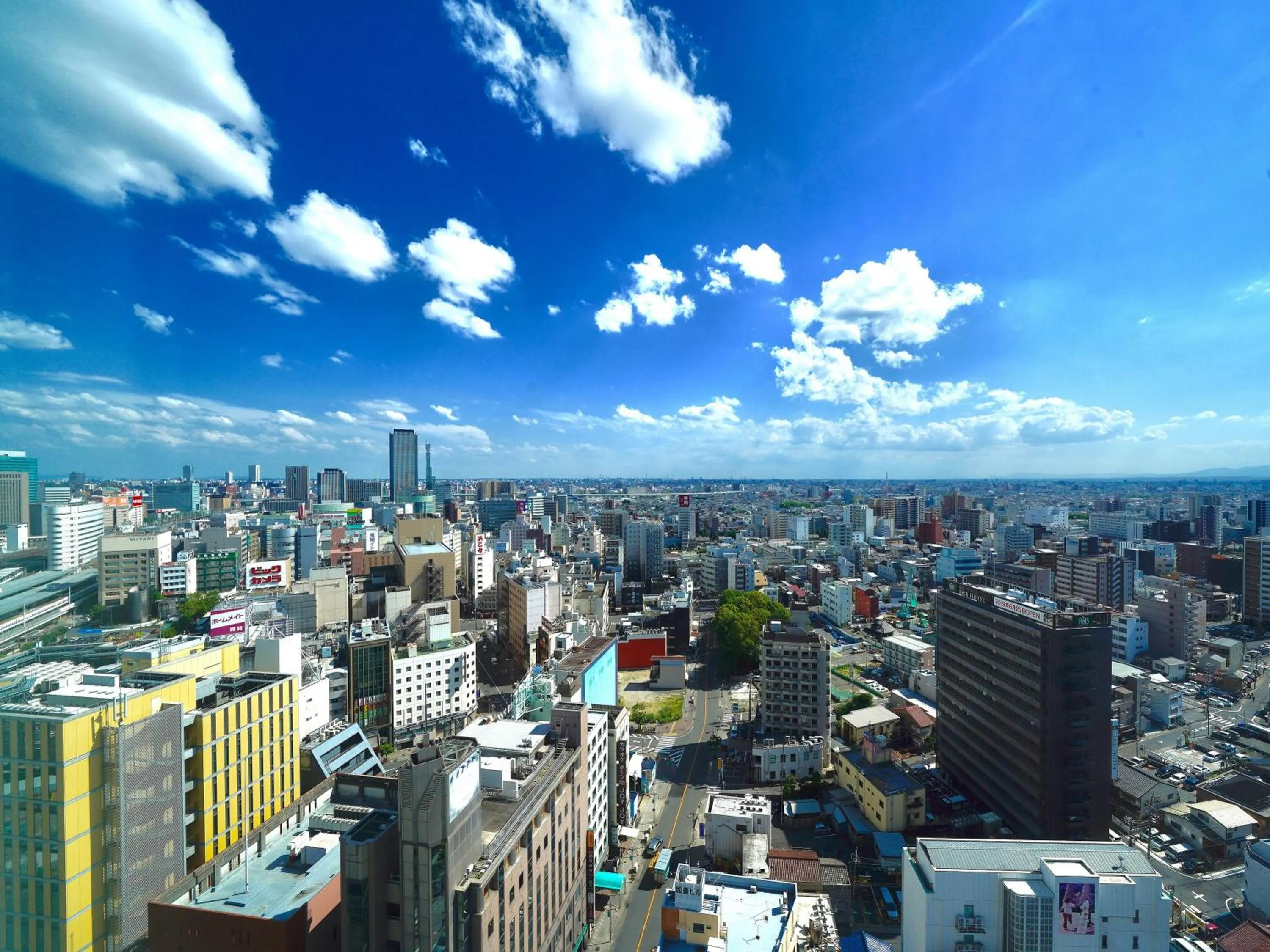 City view in Meitetsu Inn Nagoyaeki Shinkansenguchi