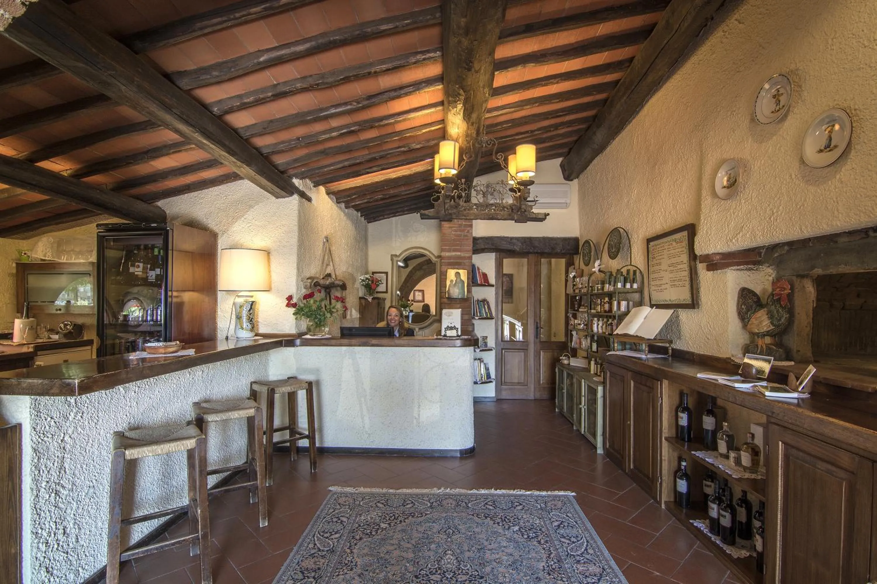 Lobby or reception in Hotel Colle Etrusco Salivolpi