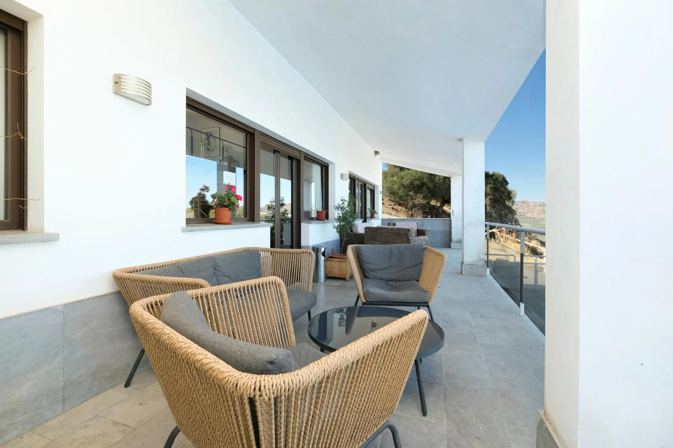 Balcony/Terrace in Los Castillarejos Apartamentos Rurales