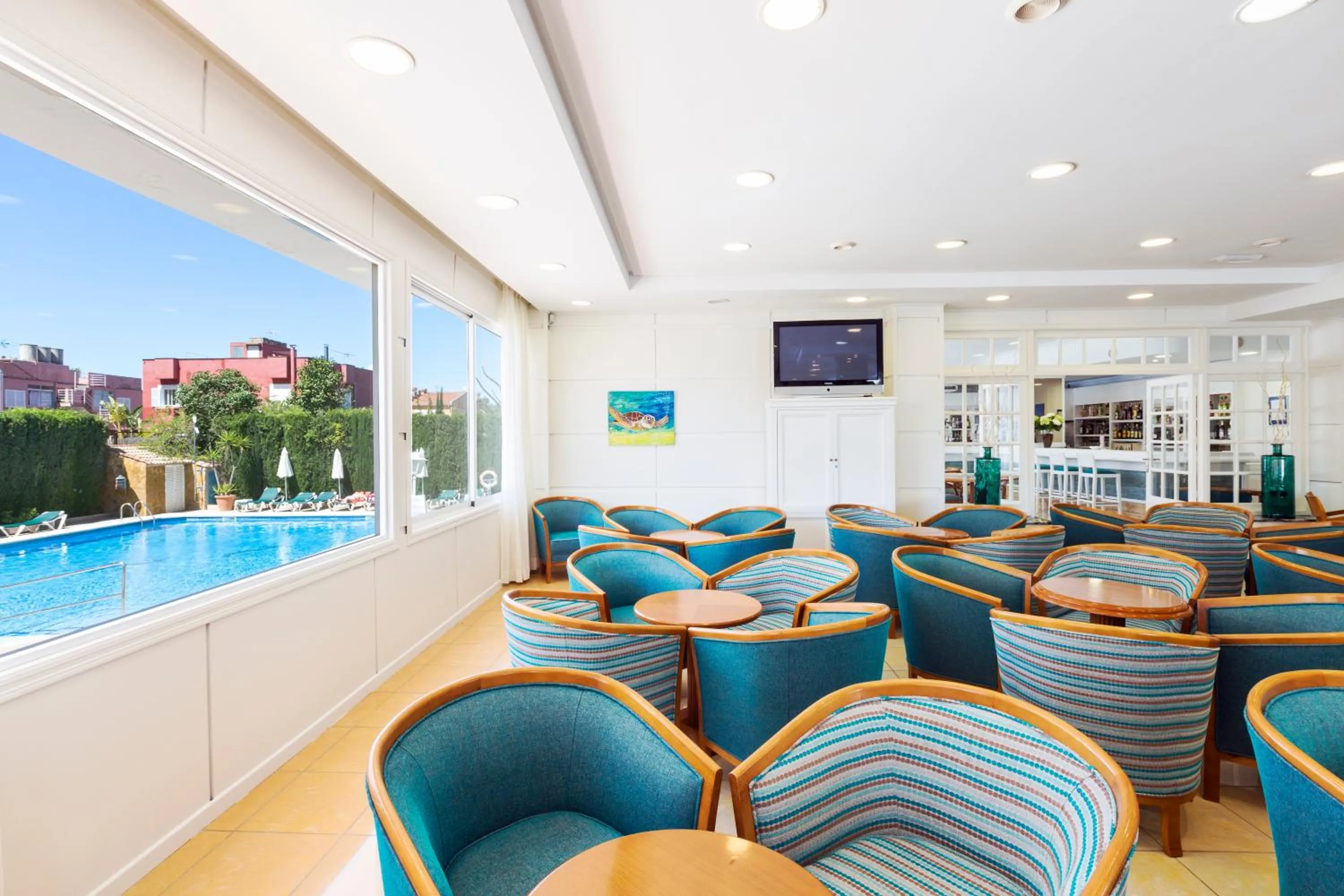 Communal lounge/ TV room in Hotel Don Miguel Playa