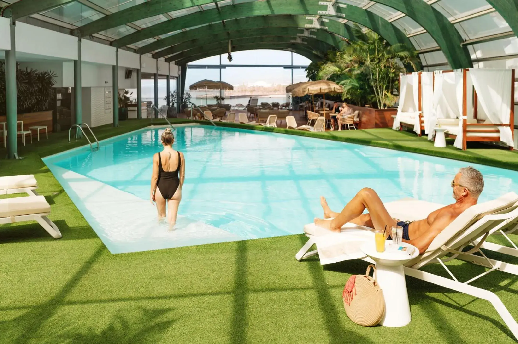 Pool view in Arrecife Gran Hotel & Spa Pool view in Arrecife Gran Hotel & Spa