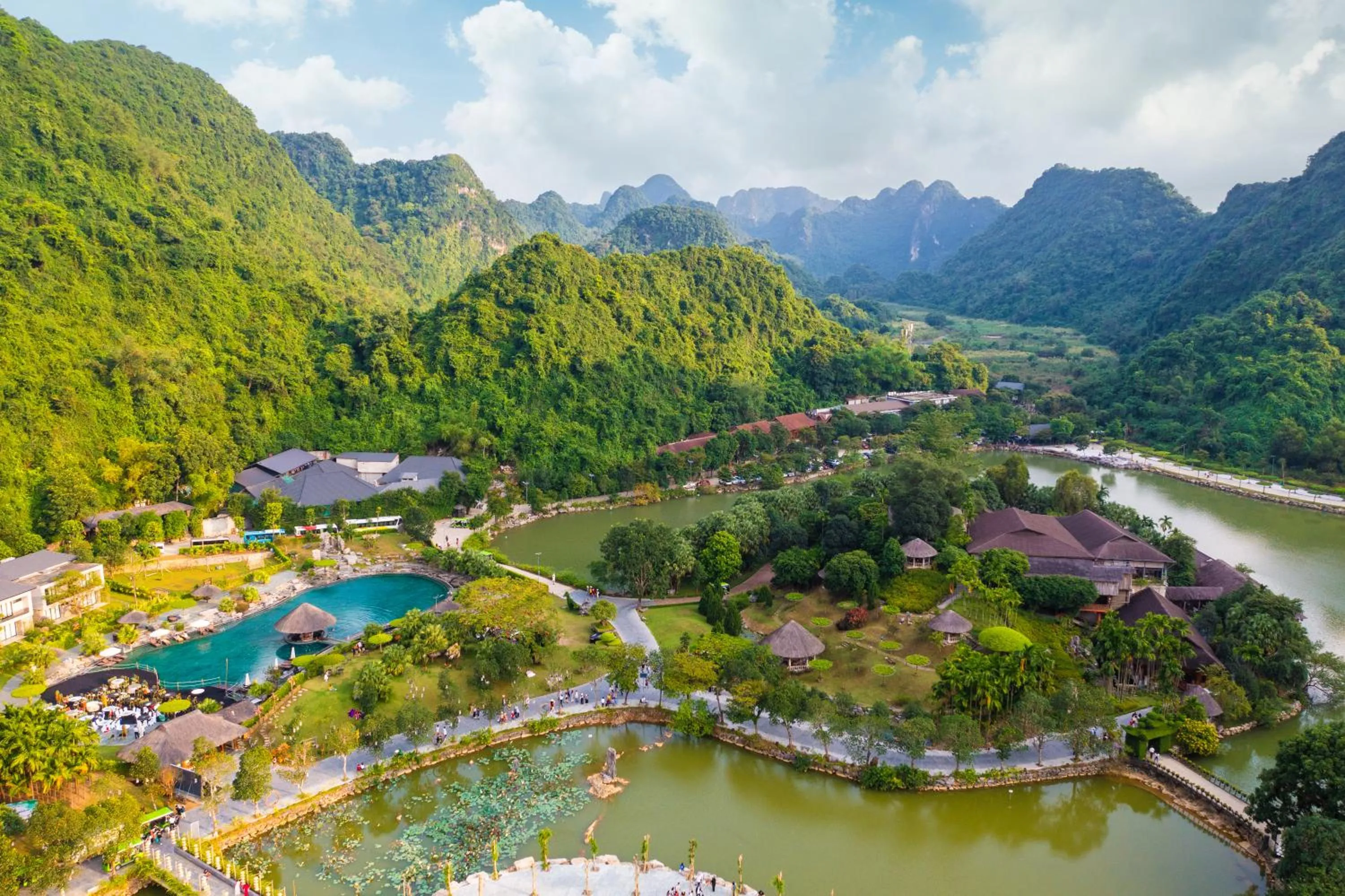 Natural landscape in Thung Nham Resort