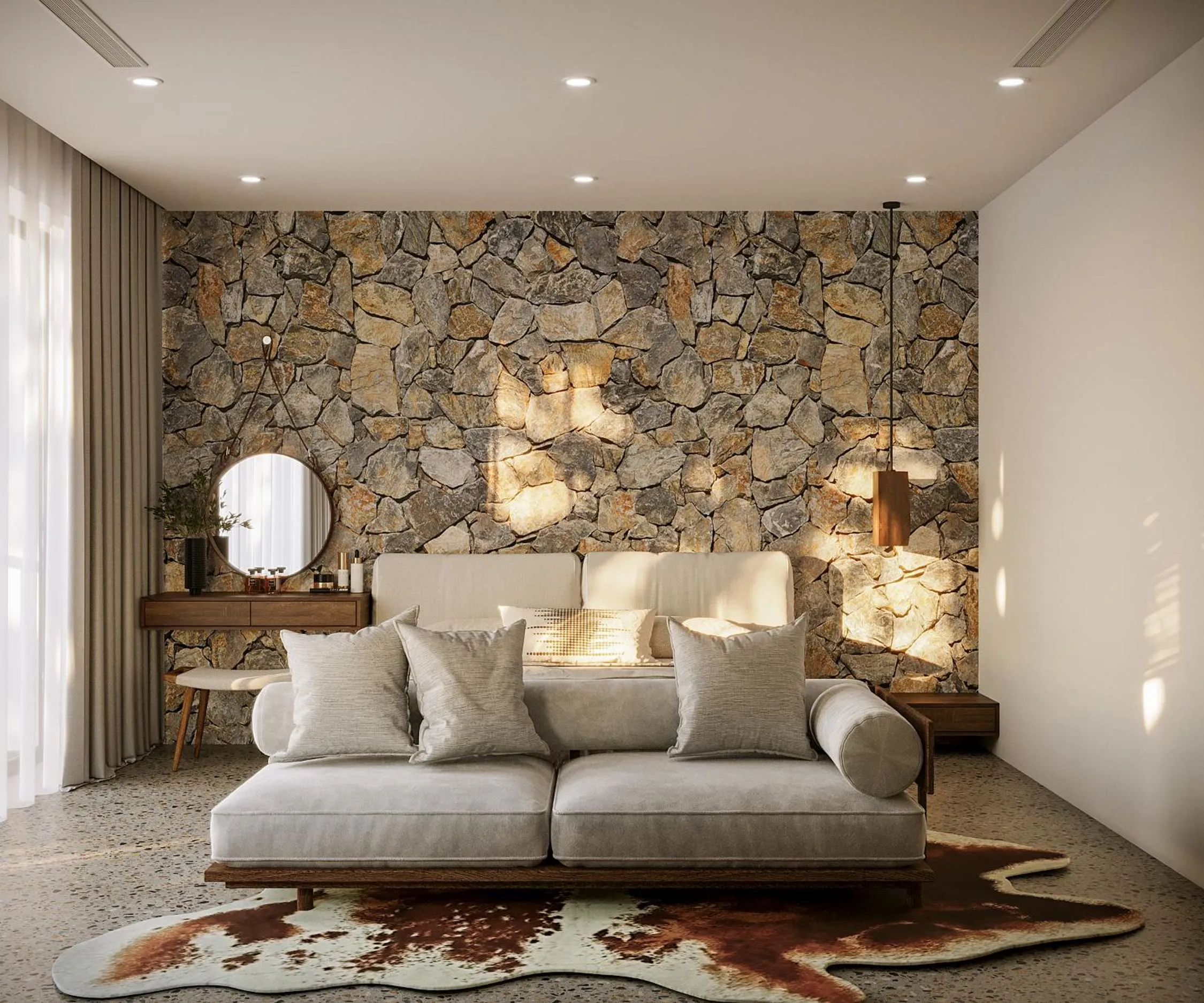 Bedroom in Thung Nham Resort