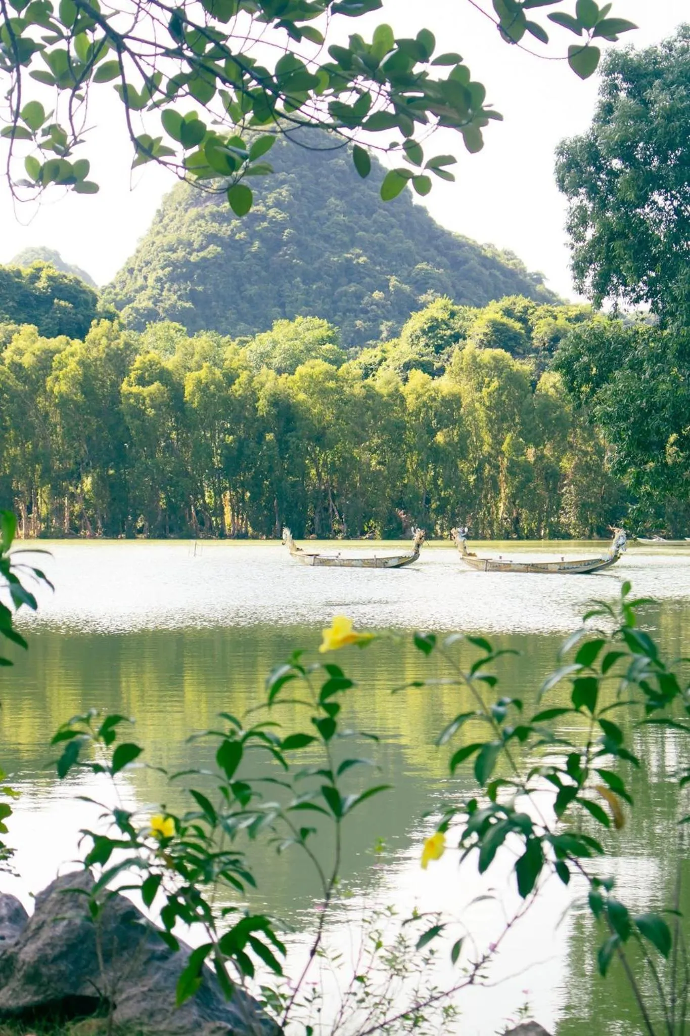 Natural landscape in Thung Nham Resort
