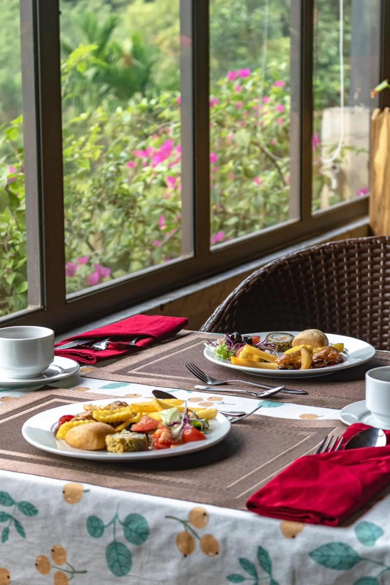 Breakfast in Thung Nham Resort