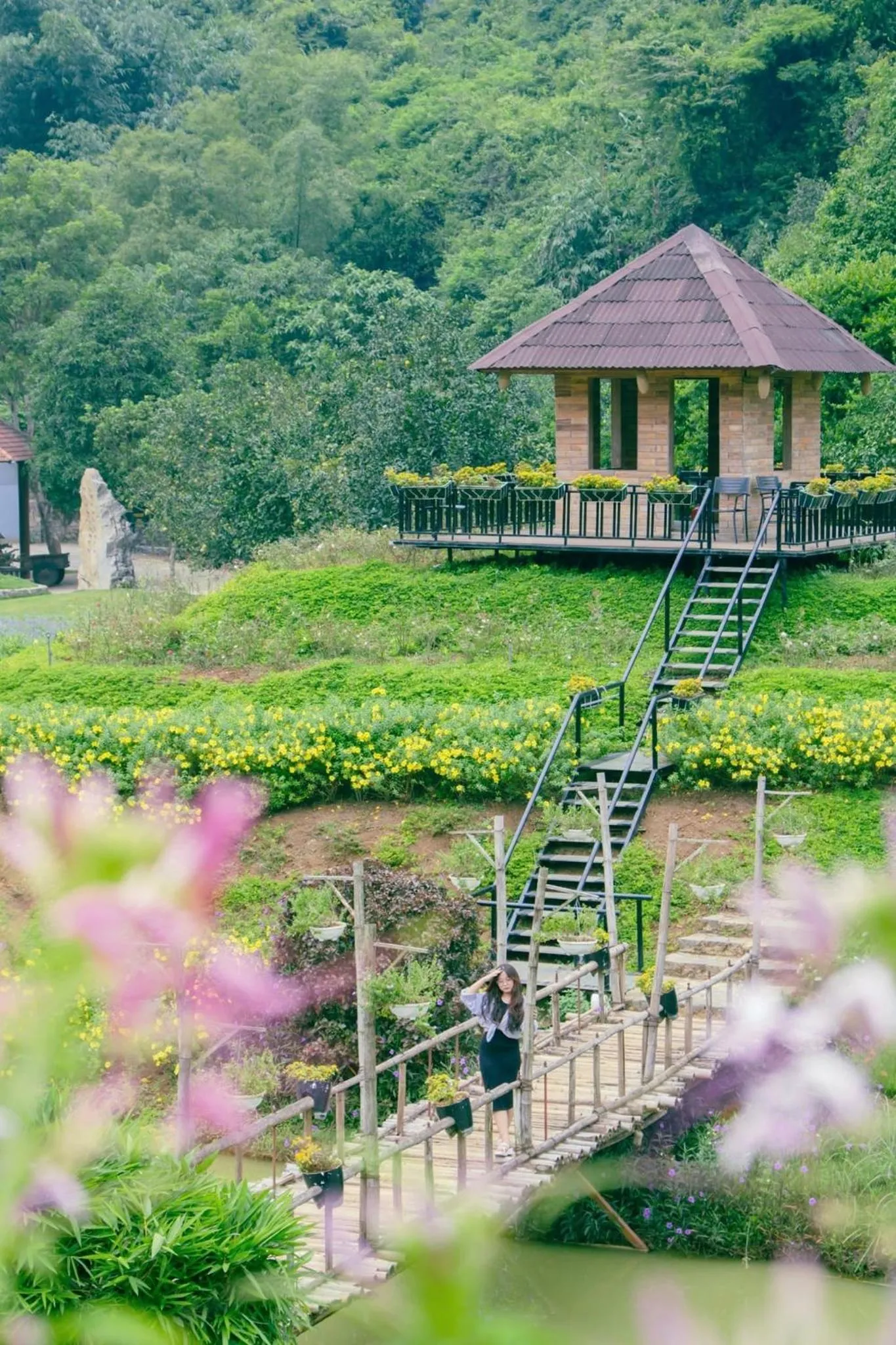 Natural landscape in Thung Nham Resort