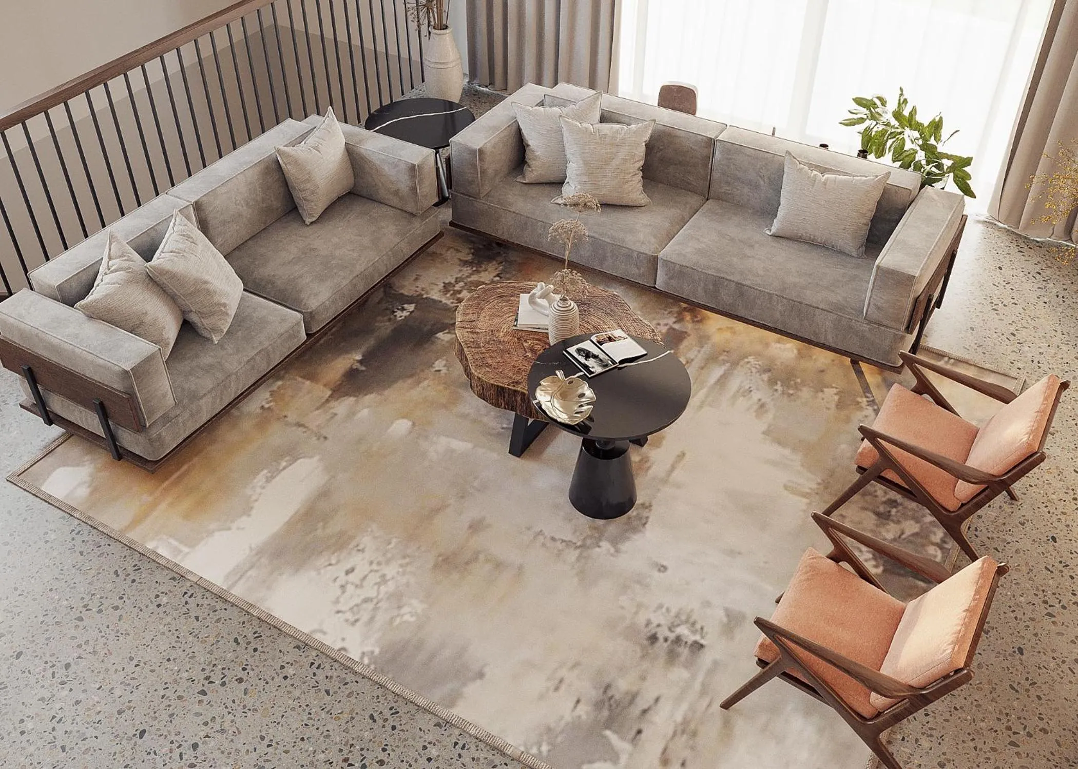 Living room in Thung Nham Resort