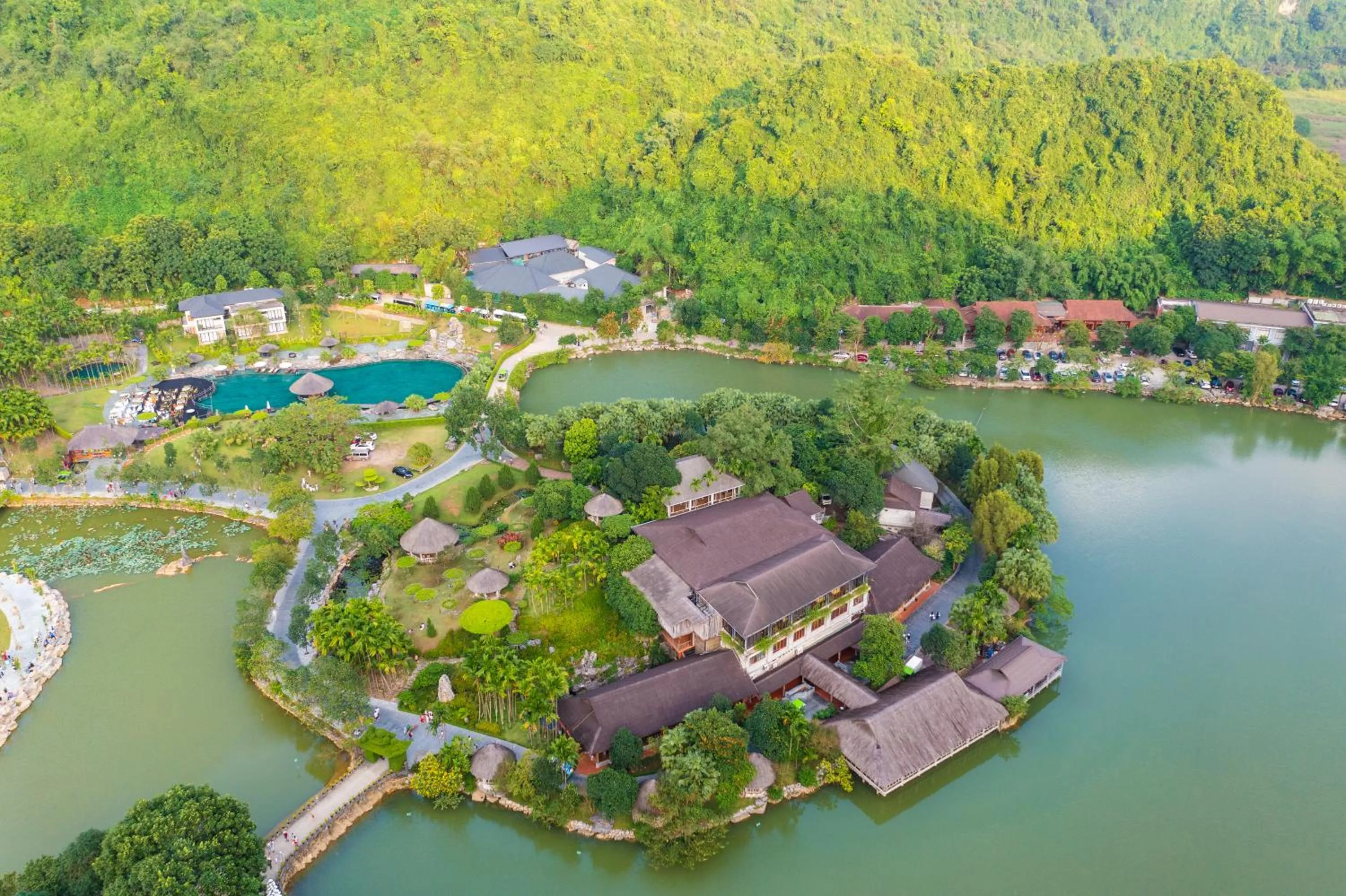 Natural landscape in Thung Nham Resort